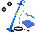 Electric Stand-Up Grout Cleaning Machine – Compact Lightweight Floor Scrubber for Tile, Bathroom & Kitchen Grout Lines | Easy-to-Use Deep Cleaner for Ceramic & Porcelain Tile Floors (Small)