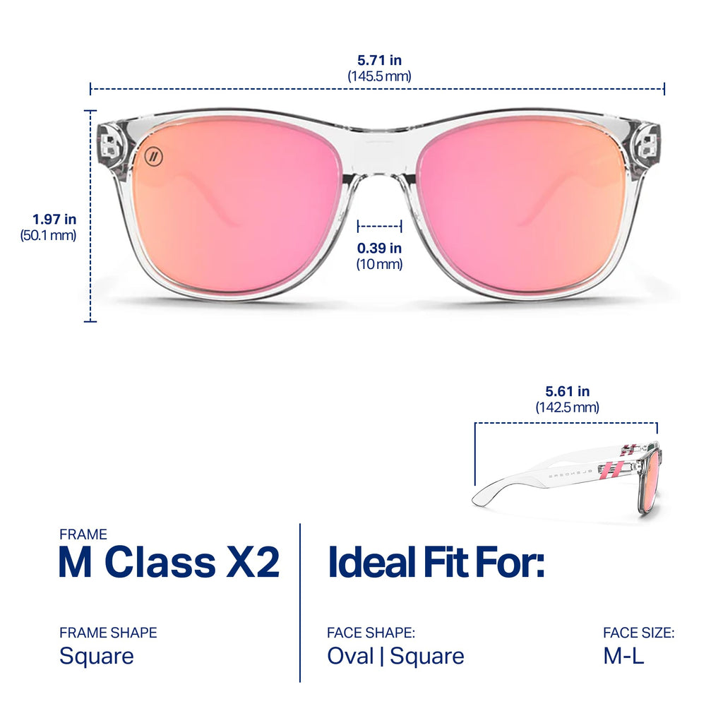 Blenders Eyewear M Class X2 – Polarized Sunglasses – Round Lens, Spring Loaded Hinge – 100% UV Protection – For Men & Women
