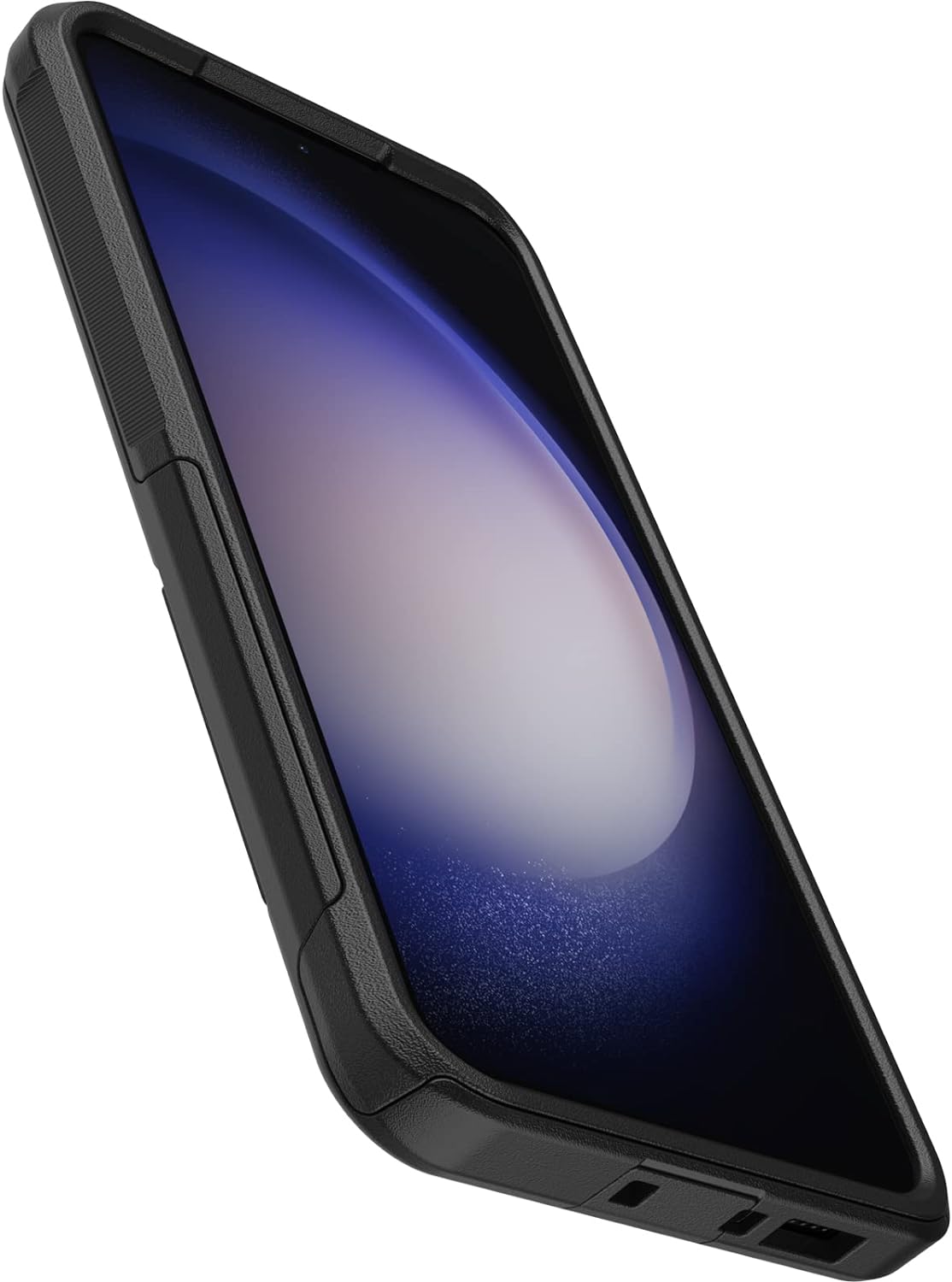 OtterBox Galaxy S23+ Commuter Series Case - BLACK , slim & tough, pocket-friendly, with port protection | Tough