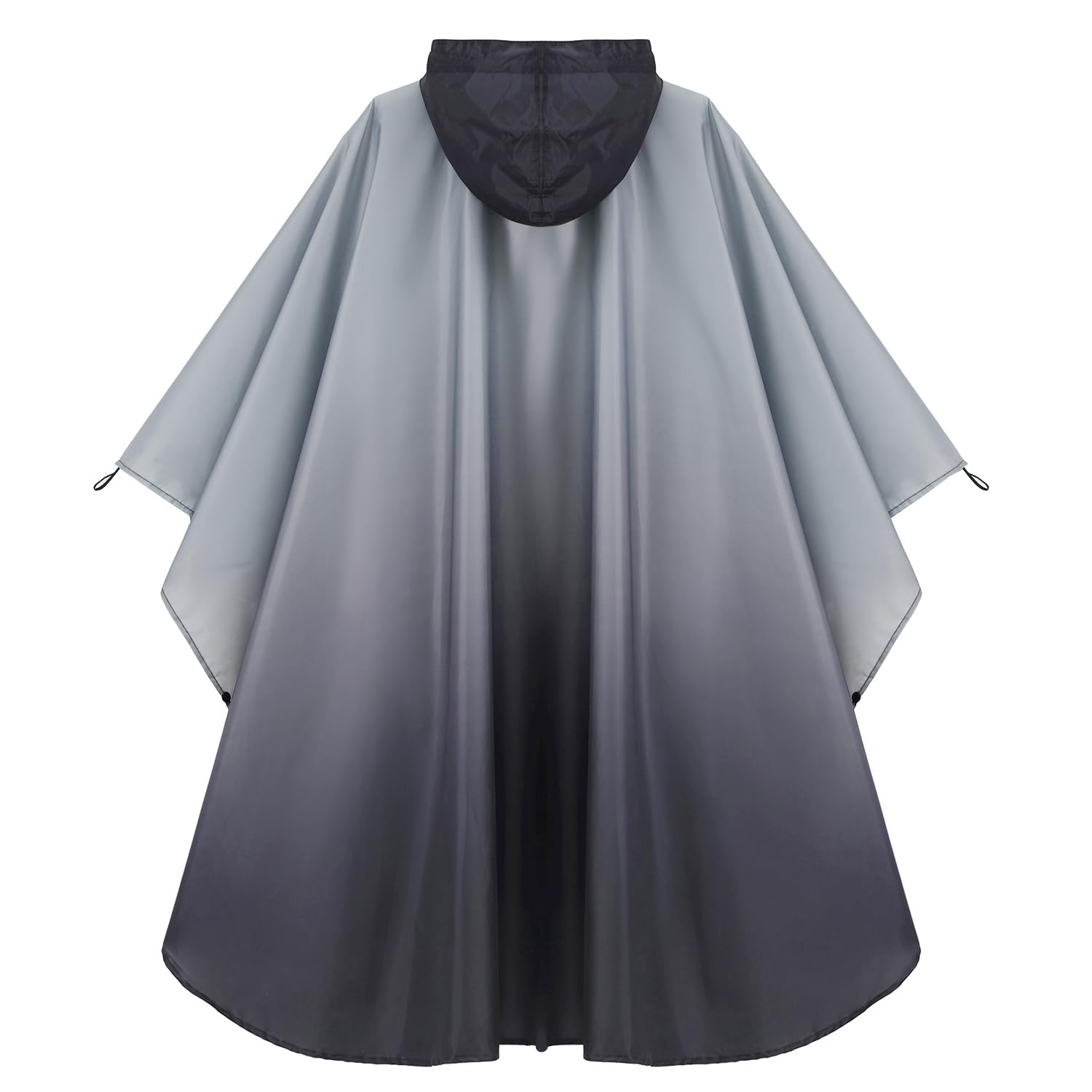 Rain Poncho Jacket Coat Hooded Zipper Style for Women/Men/Adult with Pocket