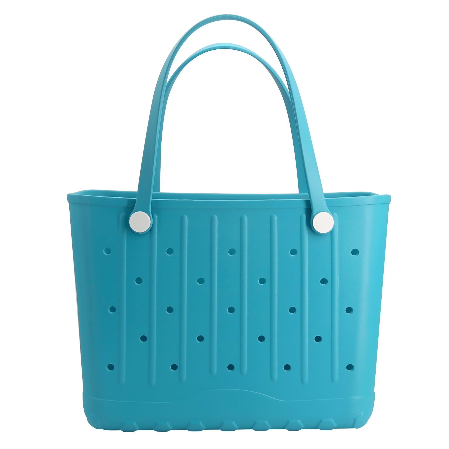 Rubber Beach Bag EVA Waterproof Tote Bags Washable Sand-proof Travel Handbags for Pool Boat Groceries Work Sports