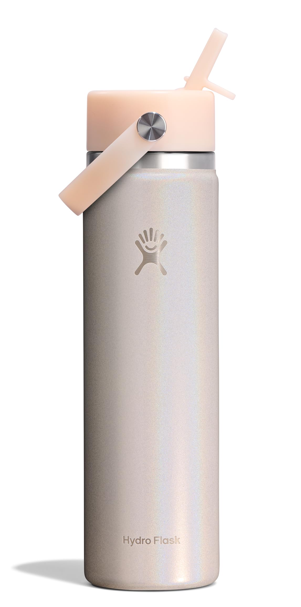 Hydro Flask Water Bottle - Insulated Stainless Steel - Wide Straw Lid, Non Spill, Leakproof in 24 Oz Forest Green Arc