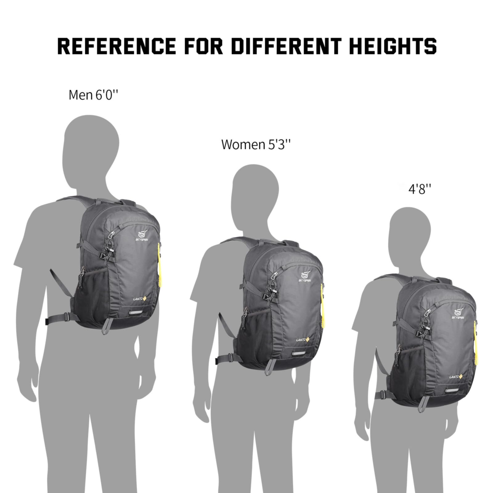 SKYSPER Small Hiking Backpack, 20L Lightweight Travel Backpacks Hiking Daypack for Women Men