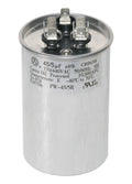 45+5 MFD 45/5 uf 370 or 440 Volt Dual Run Round Capacitor PW-45/5/R for Condenser Straight Cool or Heat Pump Air Conditioner - Guaranteed to Last 5 Years