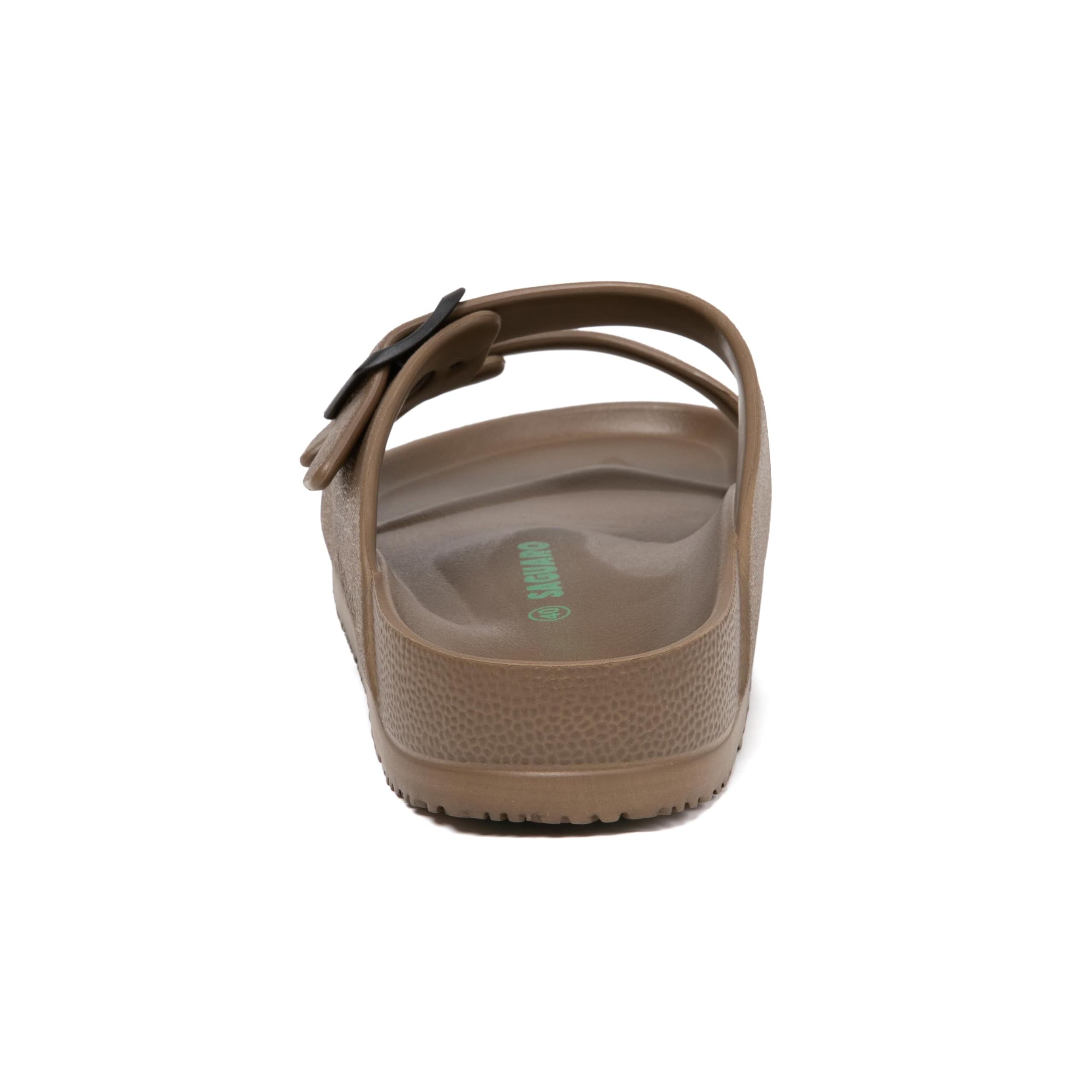 SAGUARO Men's Women's Comfort Double Buckle Sandals Lightweight Adjustable EVA Sandals with Rubble Sole