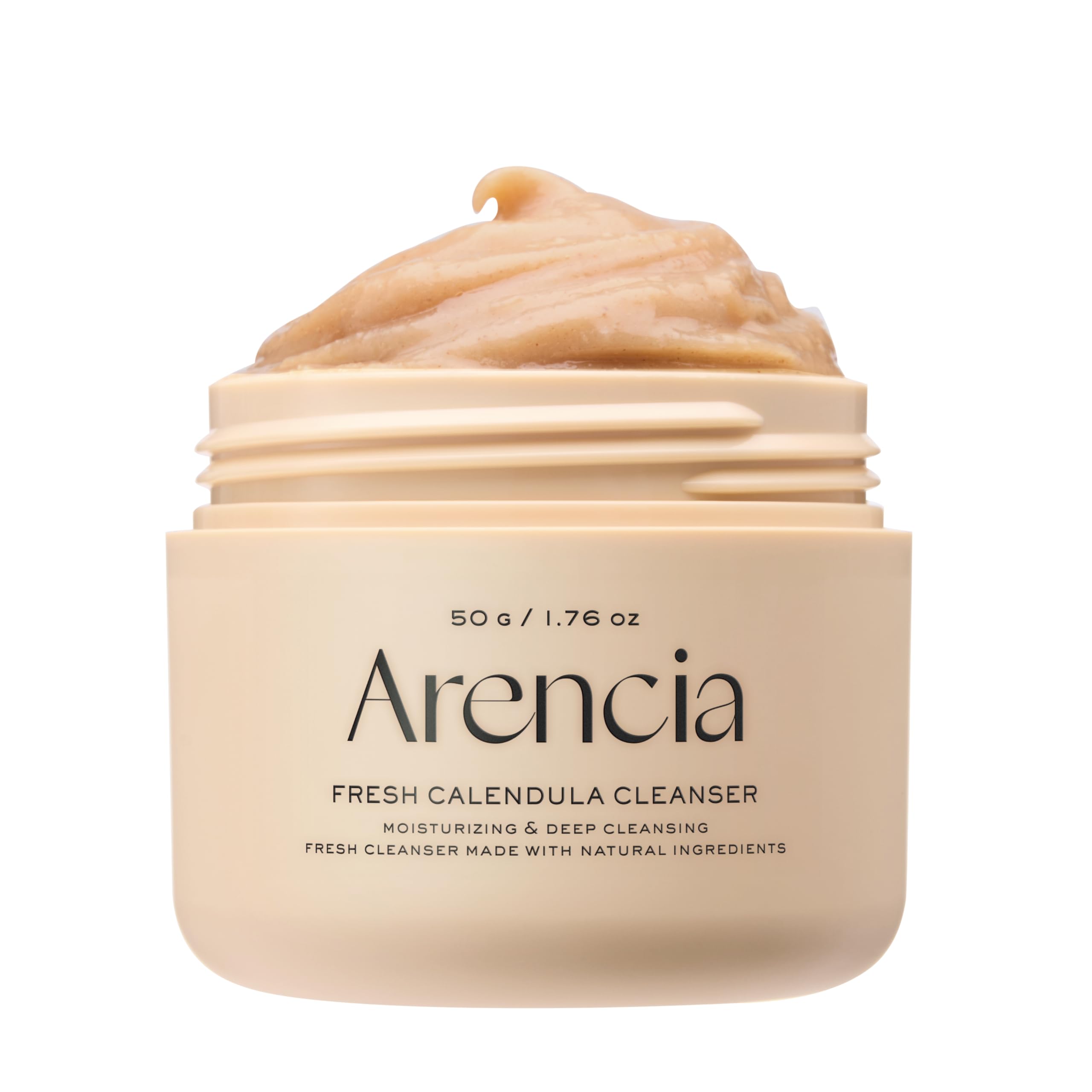 Arencia Calendula Rice Mochi Fresh Cleanser - Moisturizing & Deep-Cleansing (1.76oz)