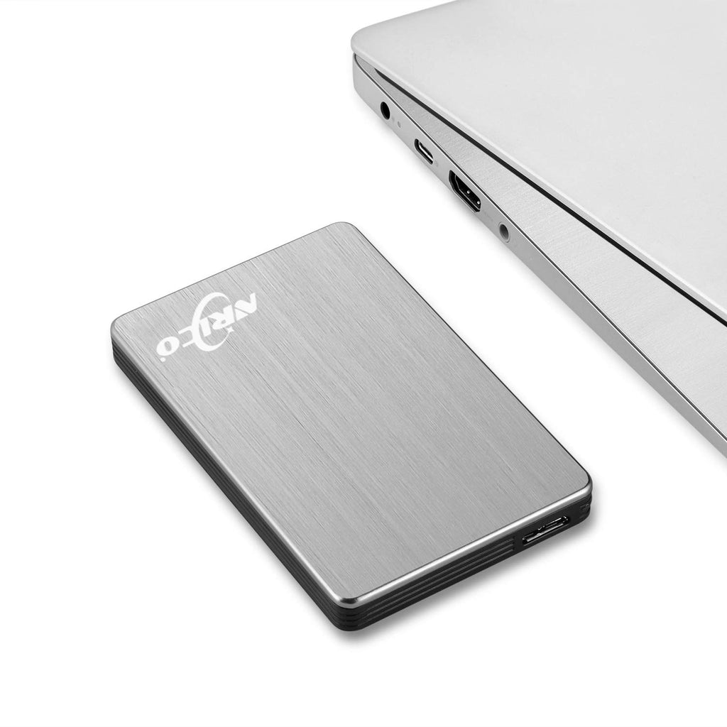 NRICO Portable External Hard Drive, USB 3.0, 2.5 Inch, Compatible with PC, Mac, Desktop (Blue, 320, GB)