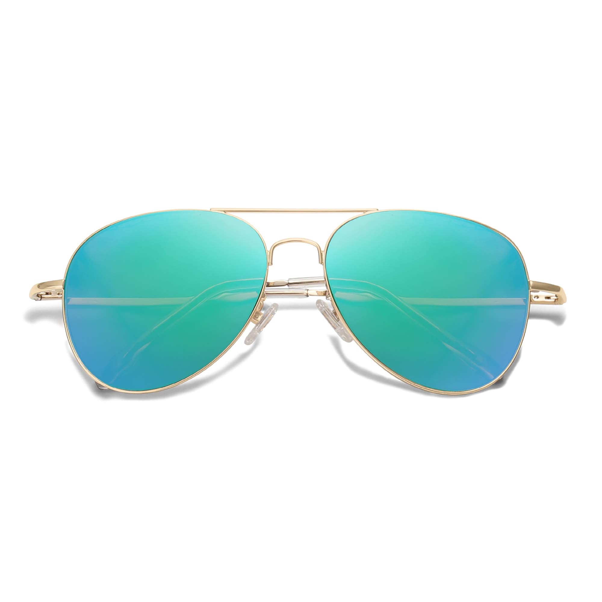 SOJOS Classic Aviator Sunglasses for Women Men Metal Frame Spring Hinges SJ1030