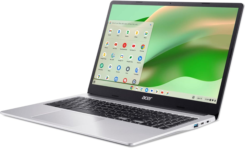 Acer Chromebook 315 (15.6" FHD, Intel Celeron N4500, 4GB RAM, 128GB Storage (64GB eMMC + 64GB SD Card) Home & Student Laptop, 10-Hr Long Battery Life, IST Hub, Wi-Fi 6, Webcam, Chrome OS, Purple