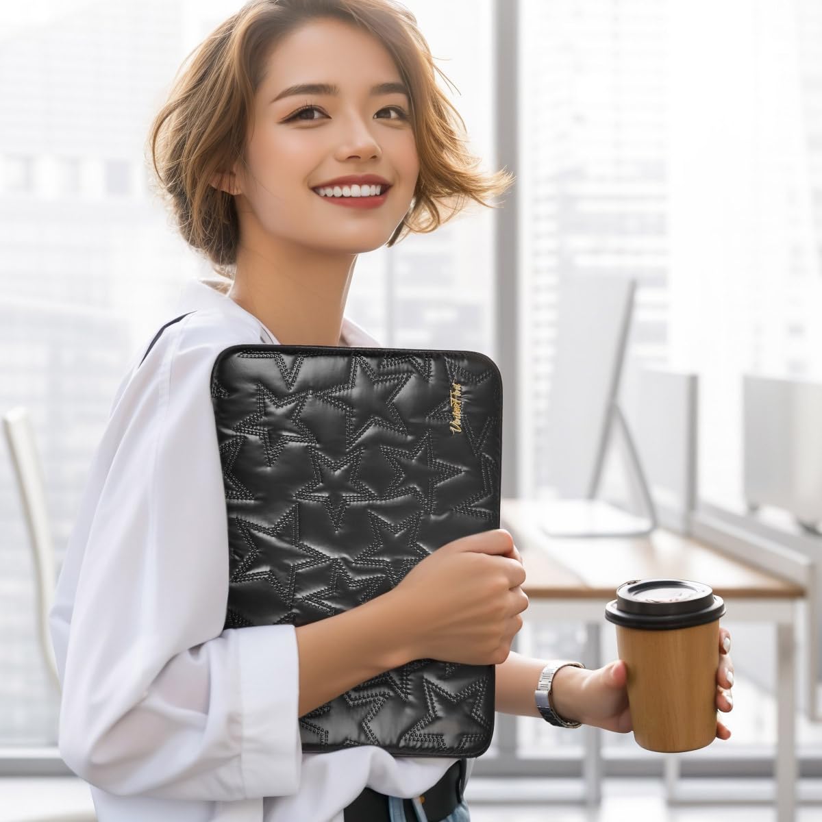 13 inch Laptop Sleeve Case for 13" MacBook Air M5/M4/M3, 13" MacBook Neo/Pro, 13" Latitude 5350/7320/7350, 13.4" Dell XPS 13, 13" ThinkPad X13 Gen / L13 Gen 5, HP Laptop Bag Cover, Black
