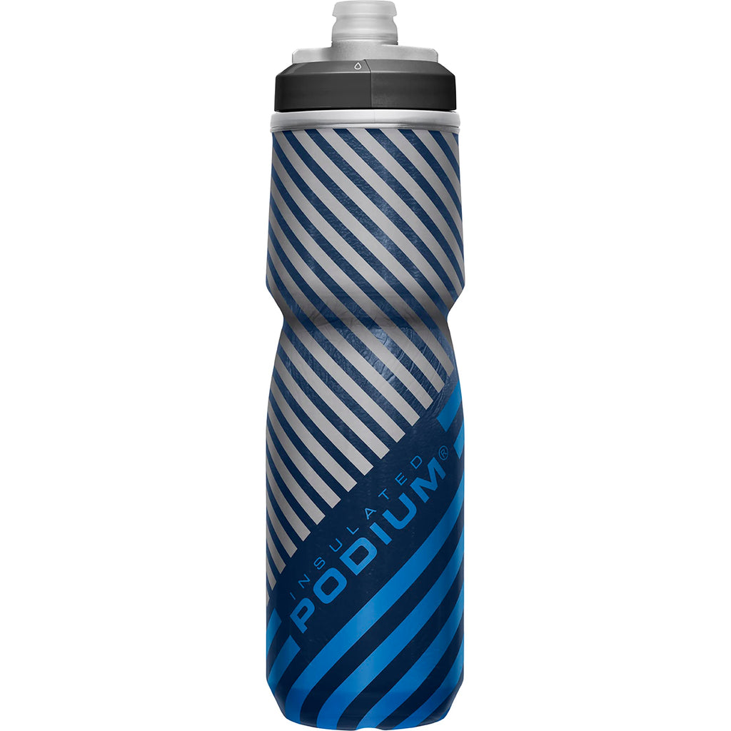 CamelBak Podium Chill Insulated Bike Squeeze Water Bottle, Cold Retention for Cycling, 24oz, Reflective Ghost