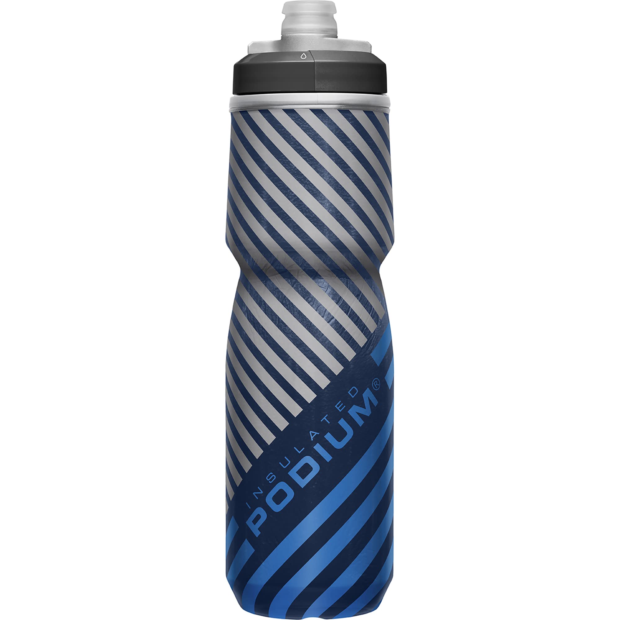 CamelBak Podium Chill Insulated Bike Squeeze Water Bottle, Cold Retention for Cycling, 24oz, Reflective Ghost
