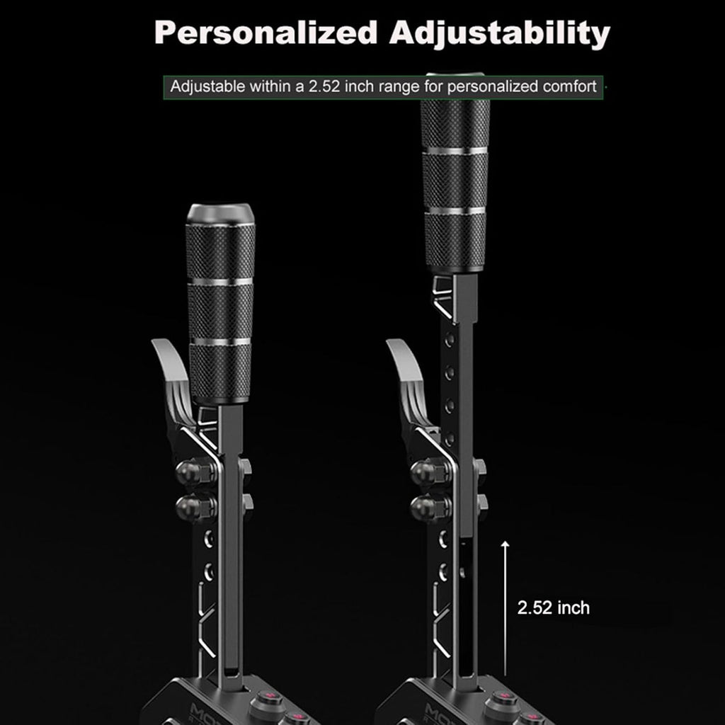 MOZA SGP Sequential Shifter PC USB Racing Similator Joysticks, Versatile Multi-Functional Handle, Non-Contact Hall Sensor, Personalized Adjustability, Dynamic RGB Backlit Mechanical Buttons