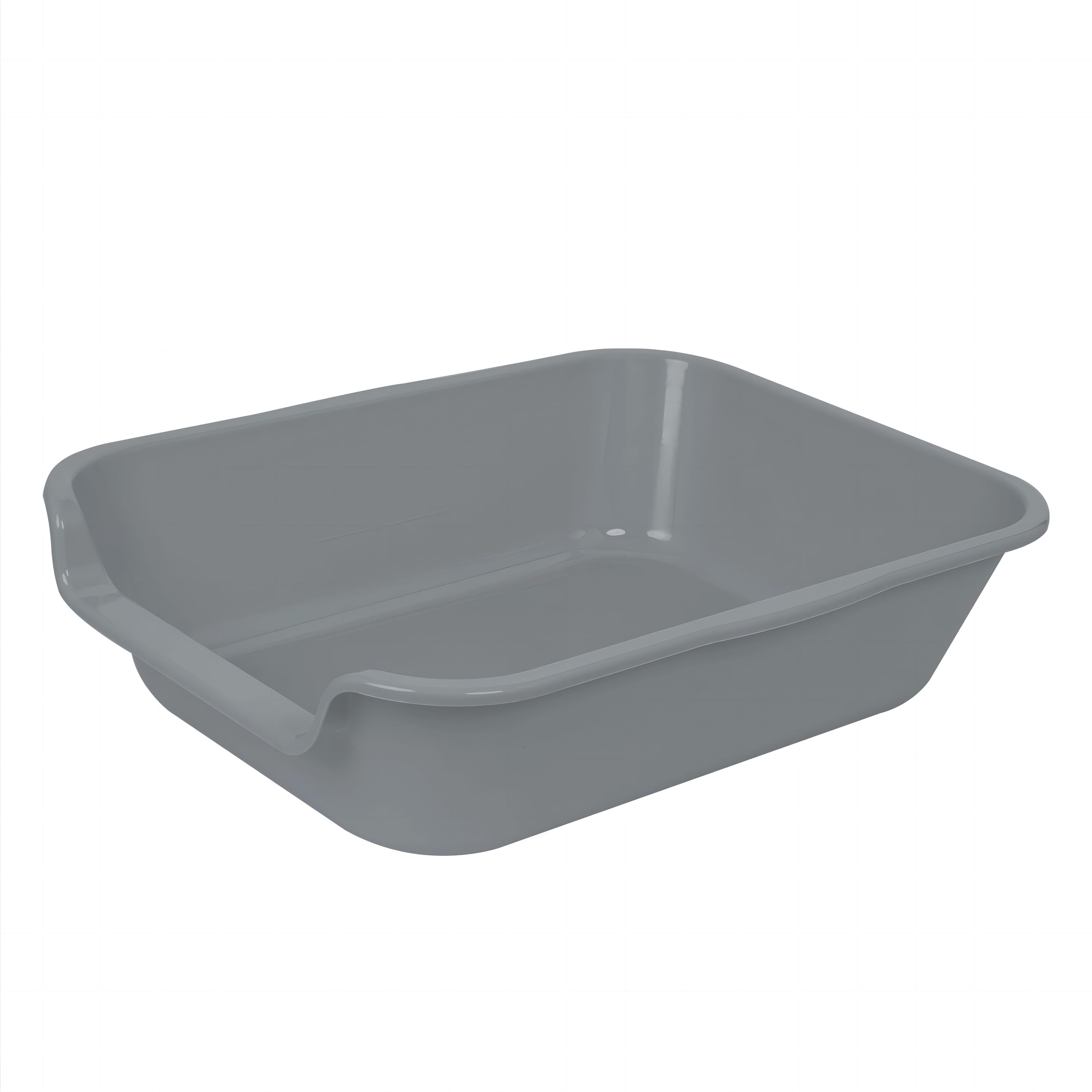 1 Pack of Extra Large Cat Litter Box (ABS Material), Low Entry Senior Litter Pen for Geriatric Kitty Big Cats, Jumbo Pet Safe Litter Boxes Tray for Pets Potty (Beach Sand, 20" L x 15.5" W)