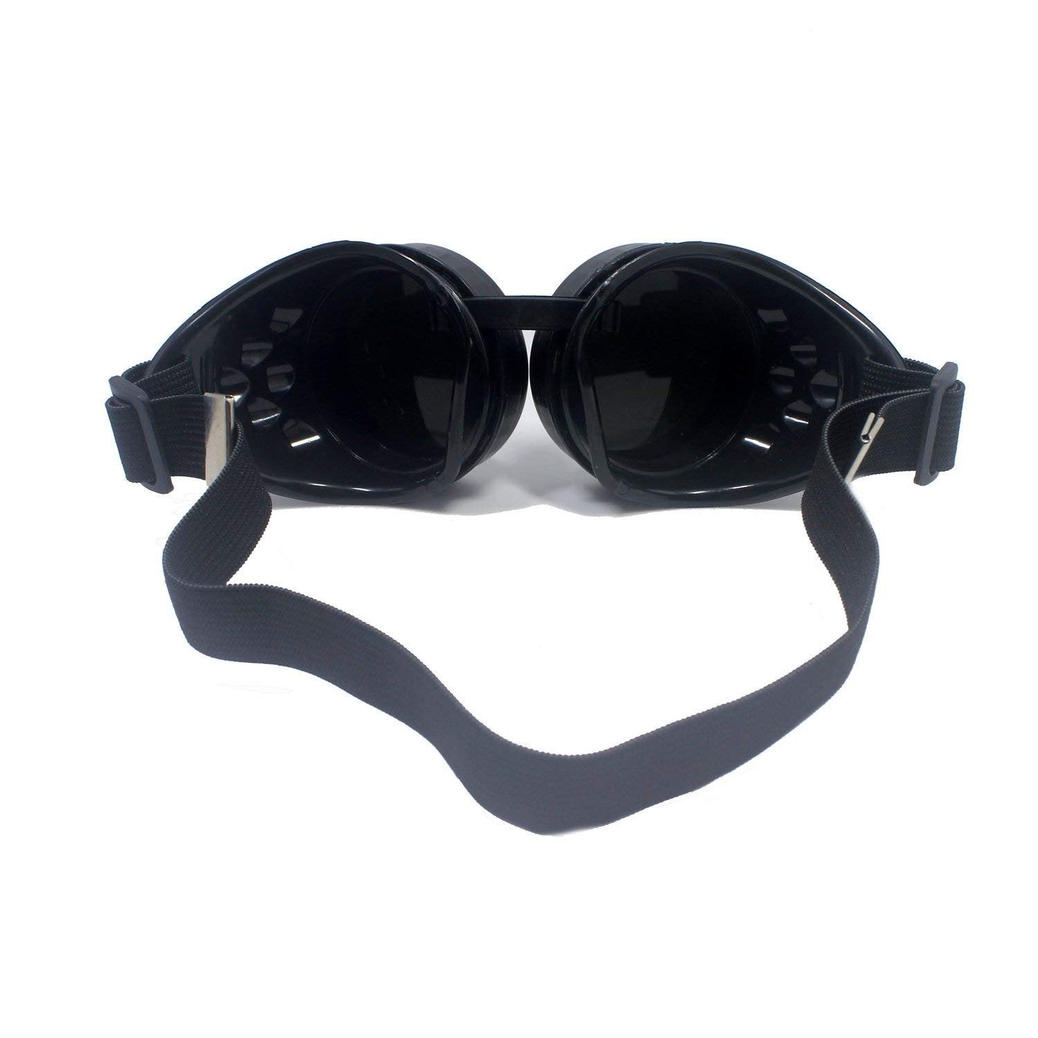 WEICHUAN Vintage Steampunk Goggles Mad Scientist Goggles Cosplay Punk Glasses for Adult, Women, Men Halloween Costume