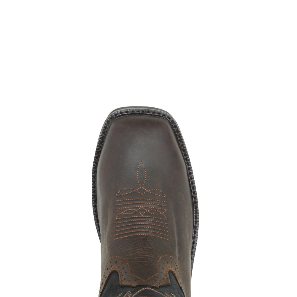 WOLVERINE Men's Rancher Waterproof Steeltoe Square Toe 10in Wellington Work Boot