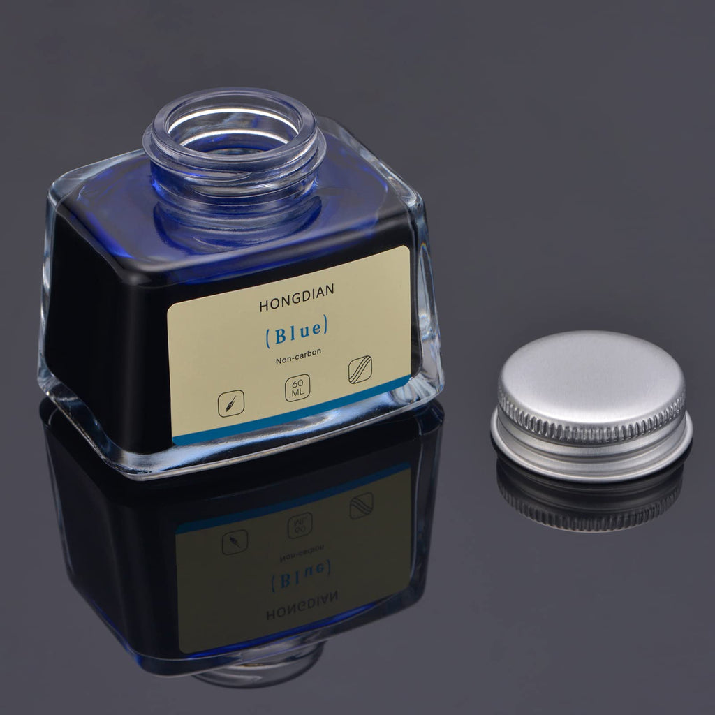 Asvine Hongdian Fountain Pen Bottled Ink Black, 60ml Fountain Pen Bottled Ink, Non Carbon