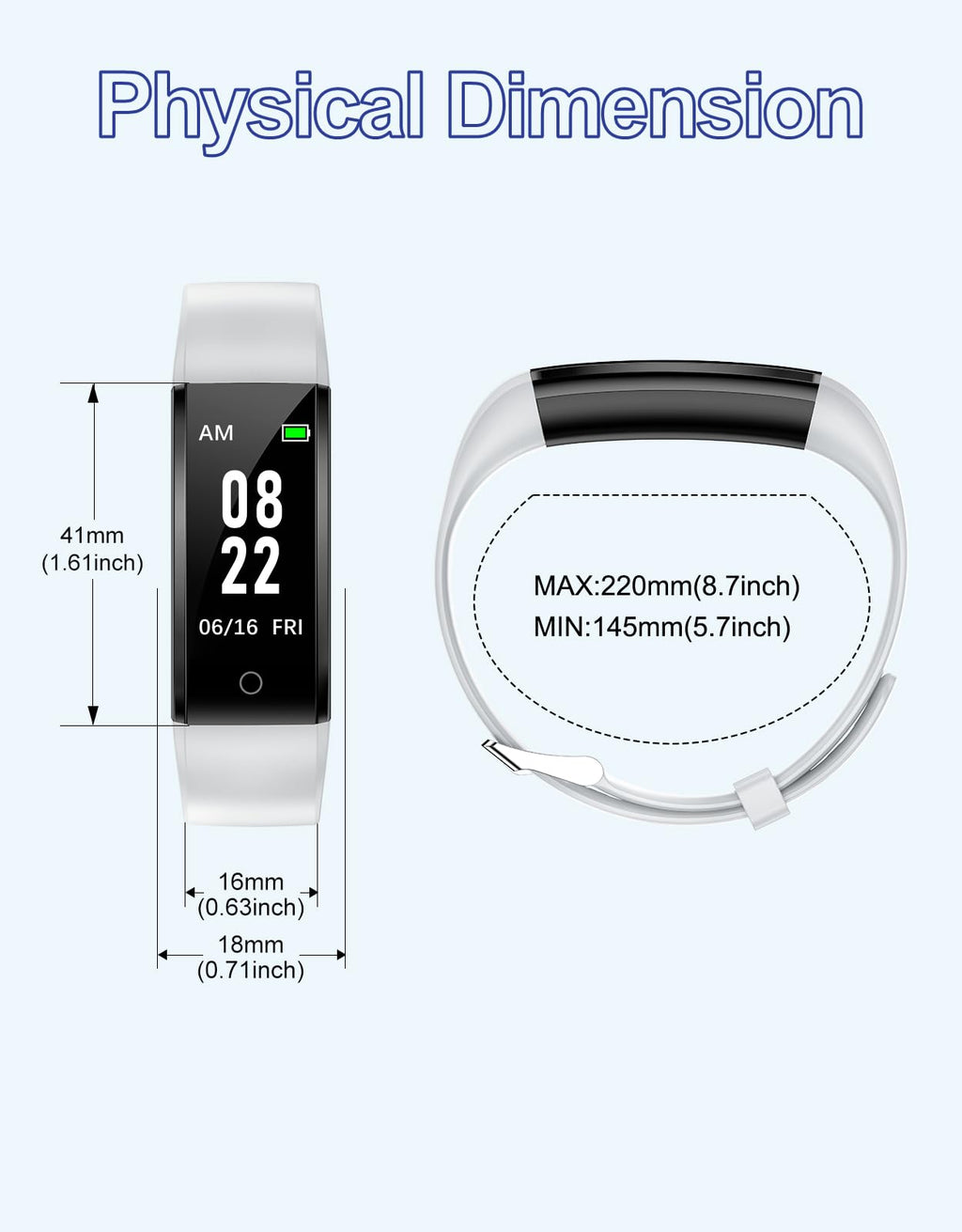 GRV Fitness Tracker Non Bluetooth Fitness Watch No App No Phone Required Waterproof Pedometer Watch with Steps Calories Counter Sleep Tracker for Men Women Parents