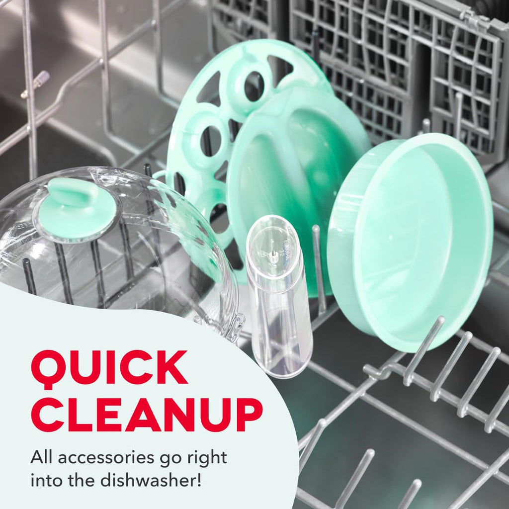 Dash Deluxe Egg Cooker - Boiler, Poacher & Steamer - Includes Measuring & Recipe Guide - Dishwasher Safe - BPA Free - Holds 12 Eggs, Aqua