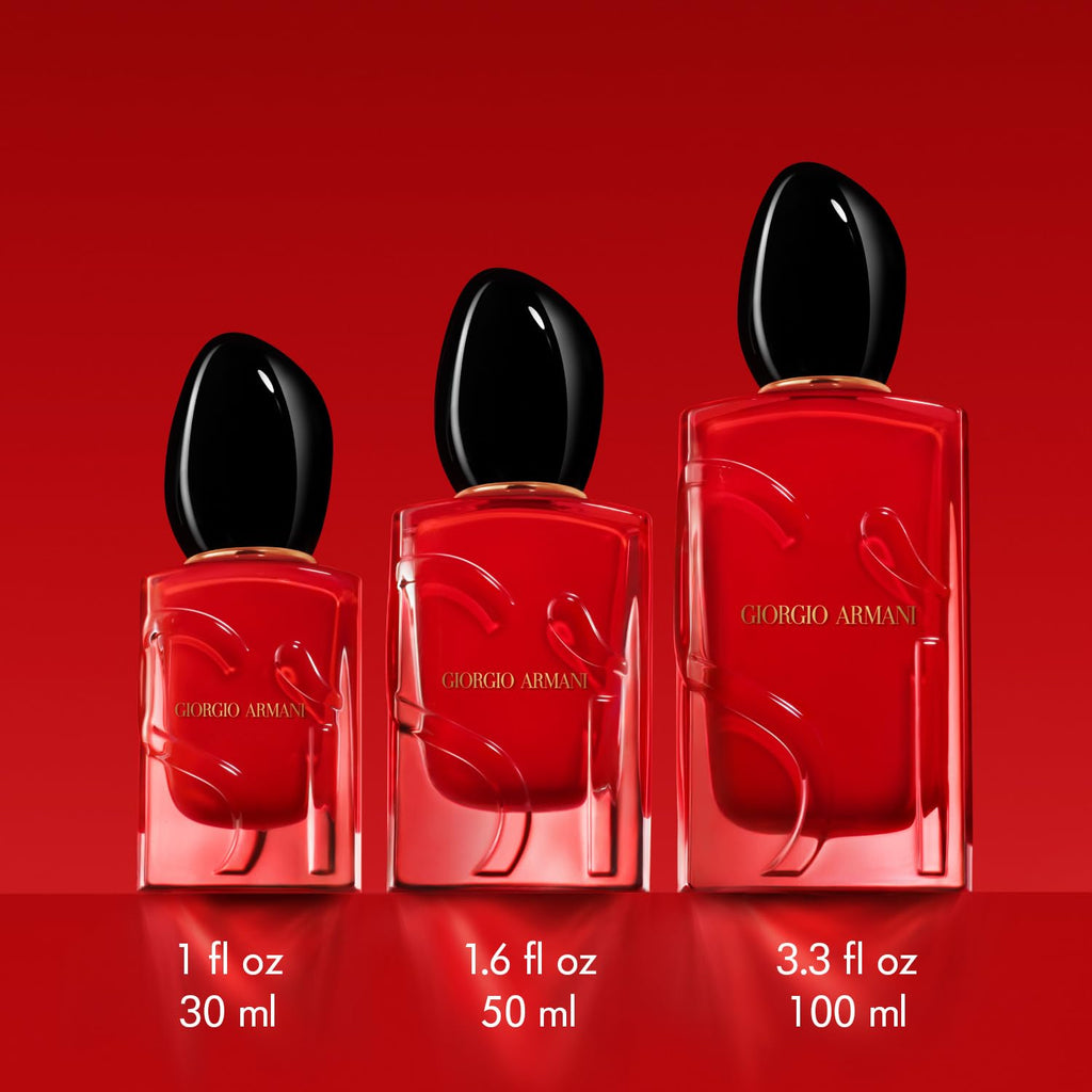 Armani Beauty - Sì Passione - Eau de Parfum - Vanilla Perfume for Women - Floral Citrus Fragrance - Blackcurrant Nectar, Damascena Rose, Black Tea Notes
