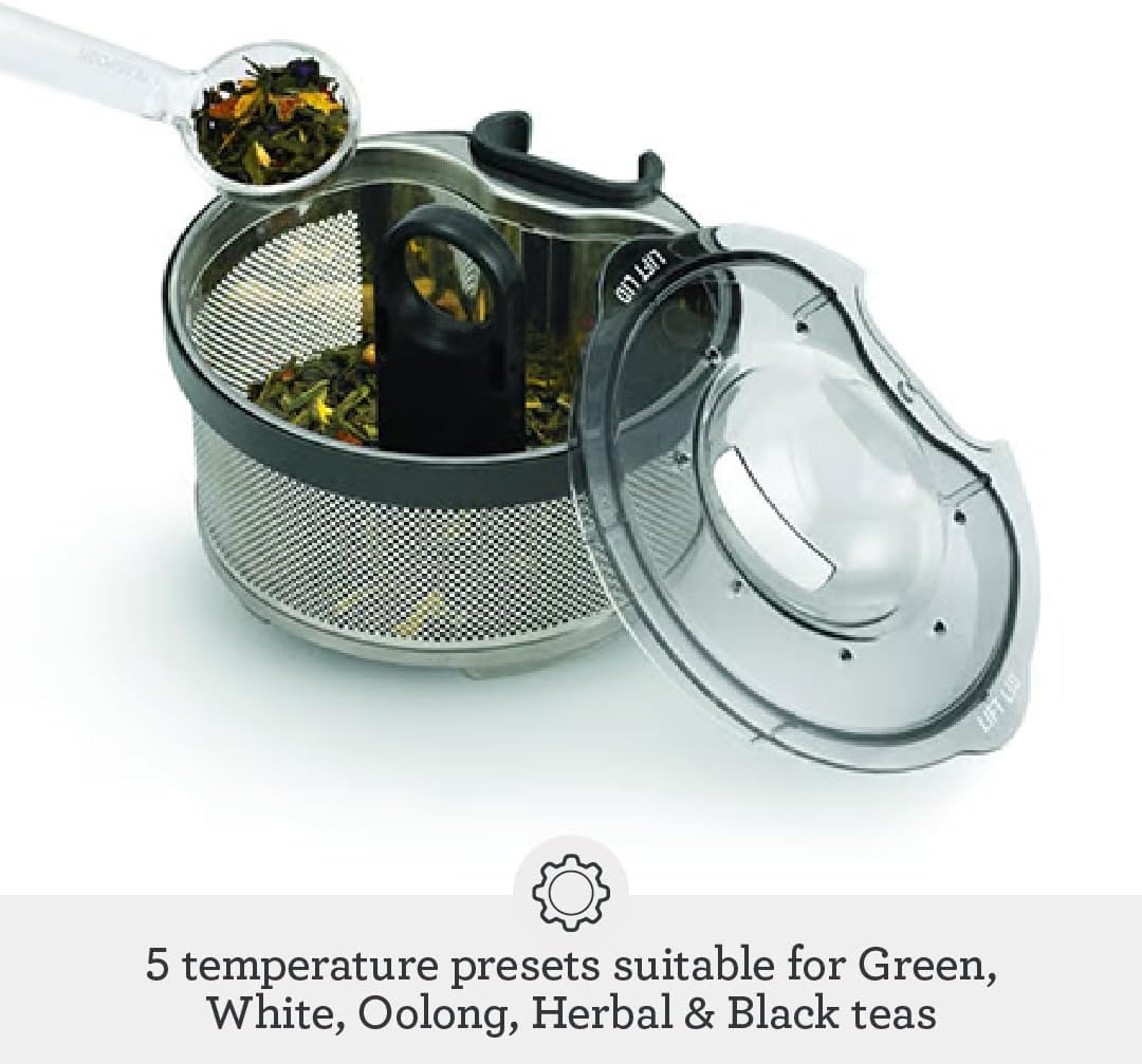 Breville BTM800XL Tea Maker Infuser and Kettle, Brushed Stainless Steel