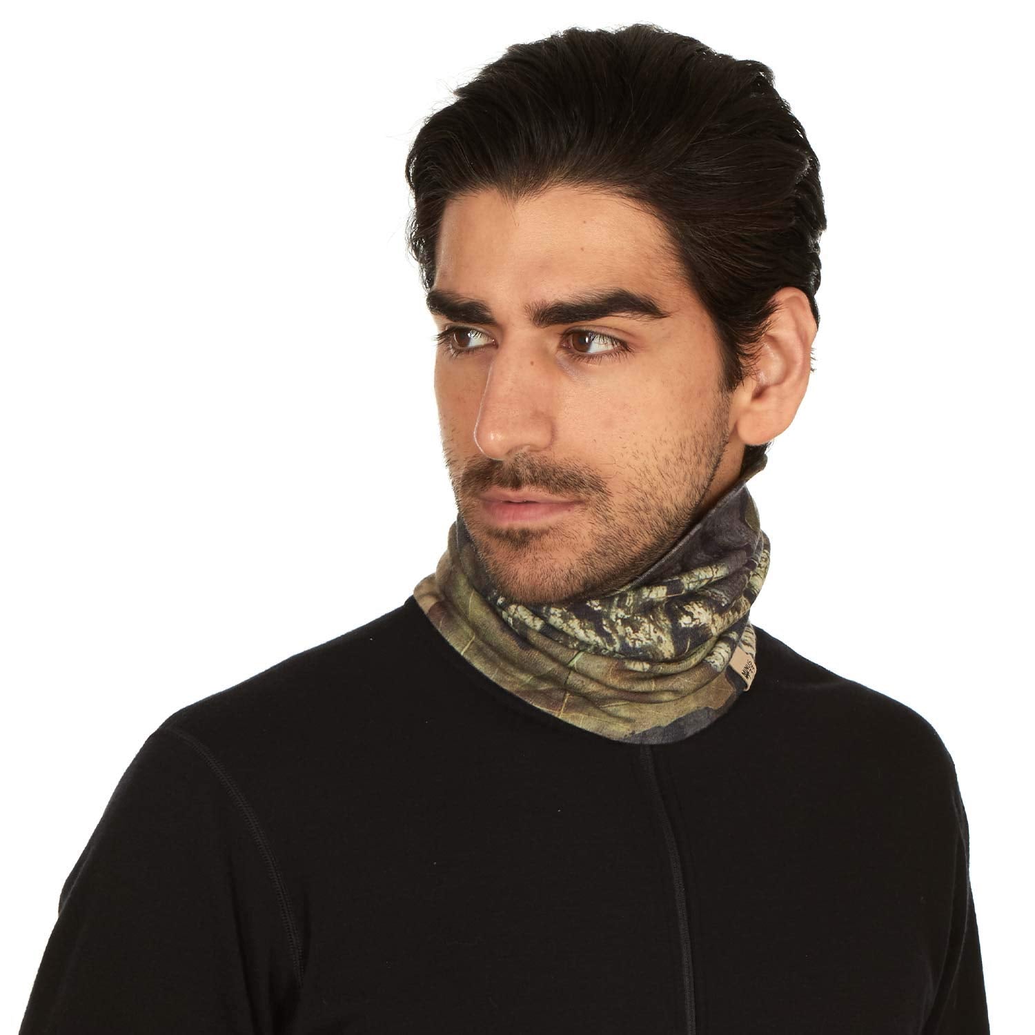 100% Merino Wool - Midweight Neck Gaiter - Skiing Neck Warmer - Winter Face Mask - Multipurpose Headwear