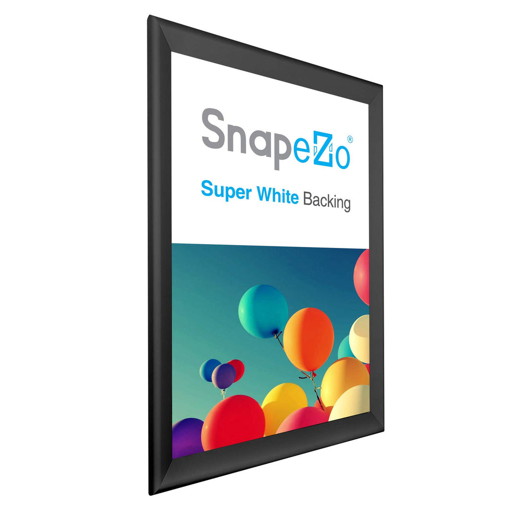 SnapeZo Movie Poster Frame 27x40 Inches, Black 1.7 Inch Aluminum Profile, Front-Loading Snap Frame, Wall Mounting, Wide Series for One Sheet Movie Posters