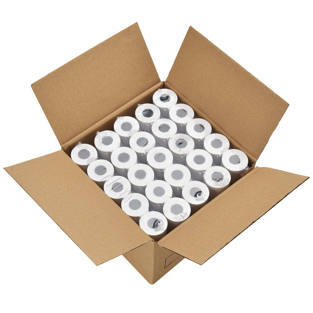 2 1/4'' x 50' Thermal Receipt Paper 50 Rolls, 2.25x50ft Receipt Roll Cash Register Paper - For Credit Card Machine POS Terminal Clover Mini Verifone