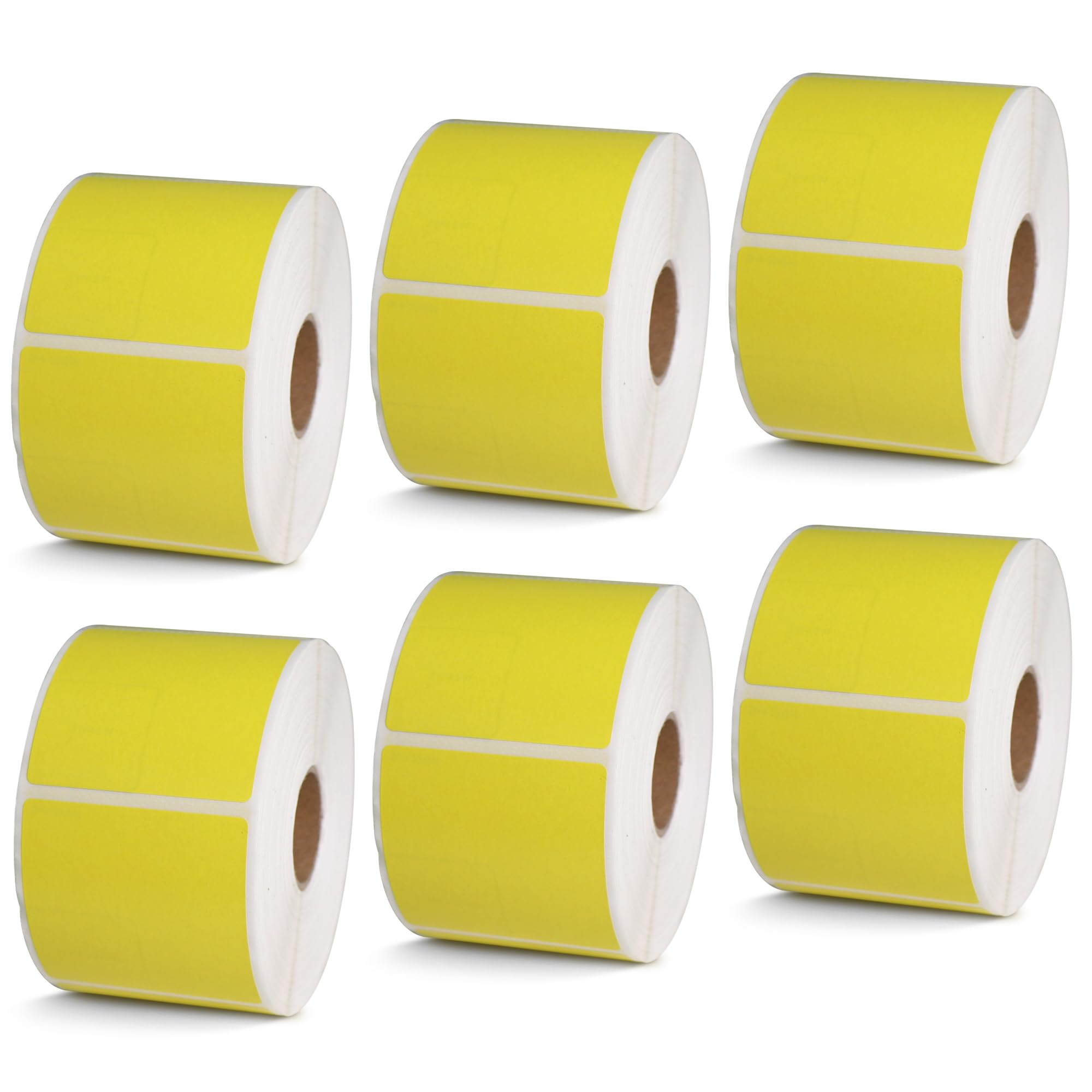 BETCKEY - 1" x 0.5" Small Labels Compatible with Zebra & Rollo Label Printer, Premium Adhesive & Perforated[Light Blue, 6 Rolls, 14580 Labels]