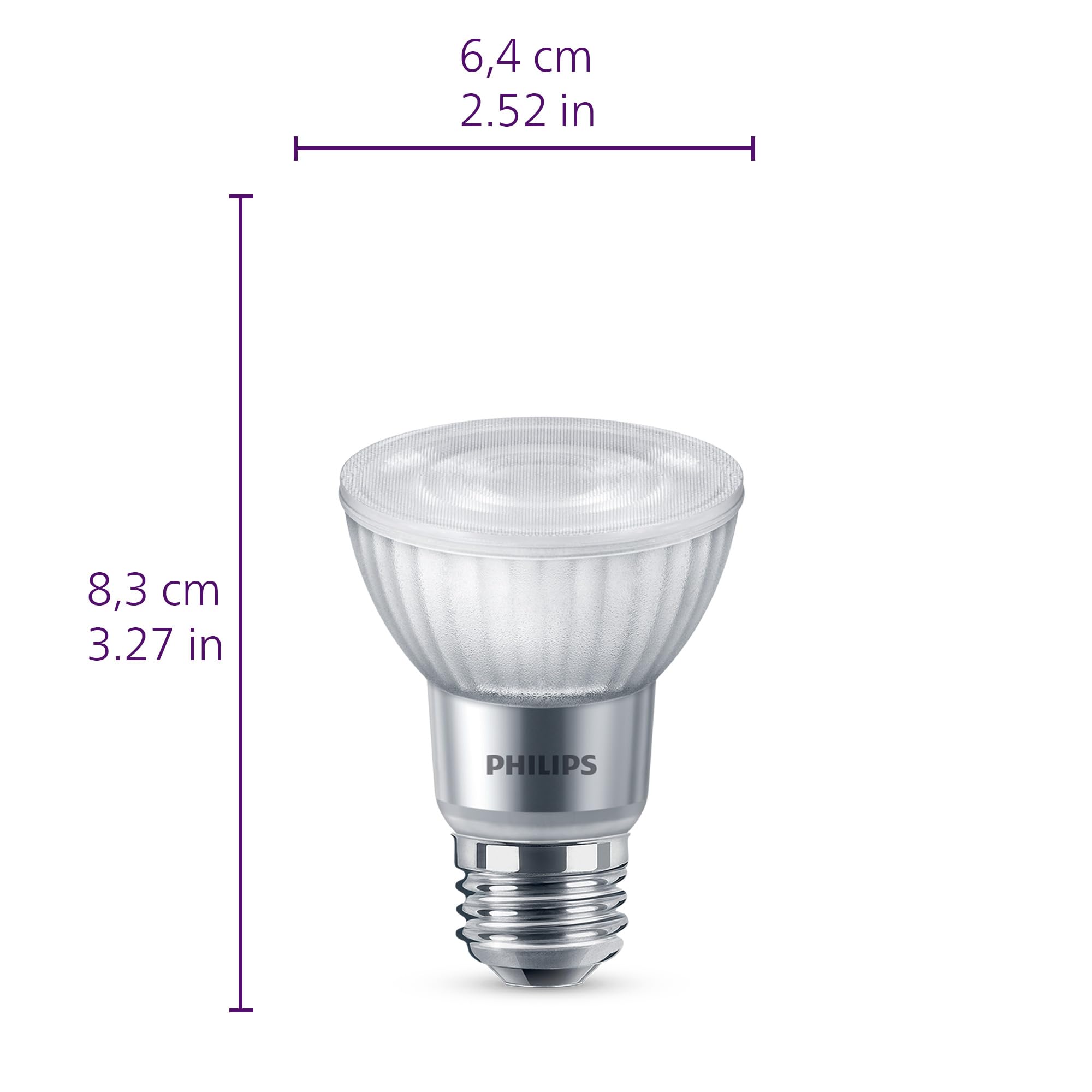 PHILIPS LED 50W PAR16 9-Pack Ultra Definition Bright White (3000K) 400 Lumen (5W = 50W) Dimmable Flicker-Free Light Bulbs