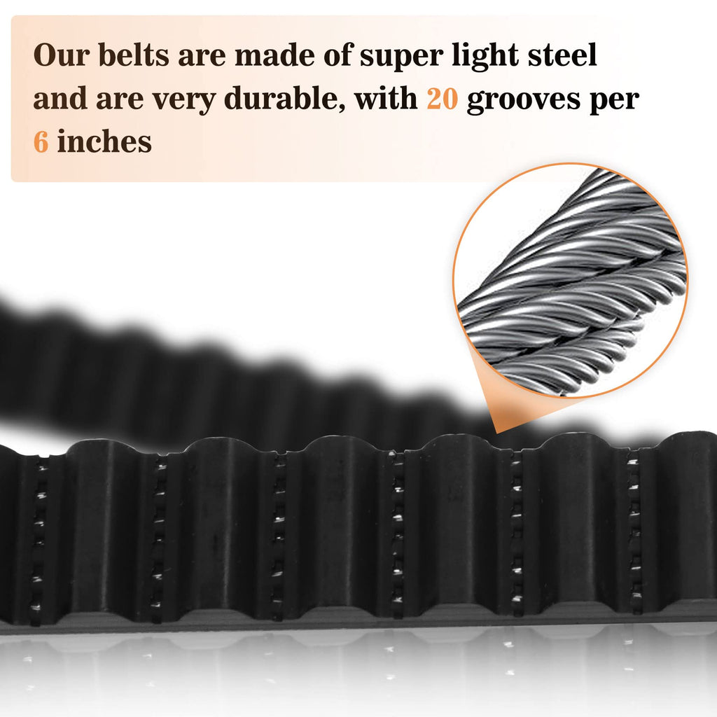 Vanesa 41A5250 Belt for 7 Ft High Garage Door, 237" Garage Door Opener Belt Compatible with liftmaster Chamberlain Garage Door Opener Models HD920EV WD822KD 248739 248754 HD900D HD520EV