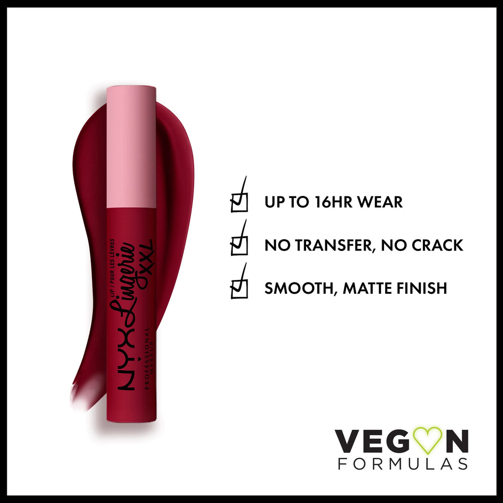 NYX PROFESSIONAL MAKEUP Lip Lingerie XXL Matte Liquid Lipstick - Undress'd (Pink Nude)