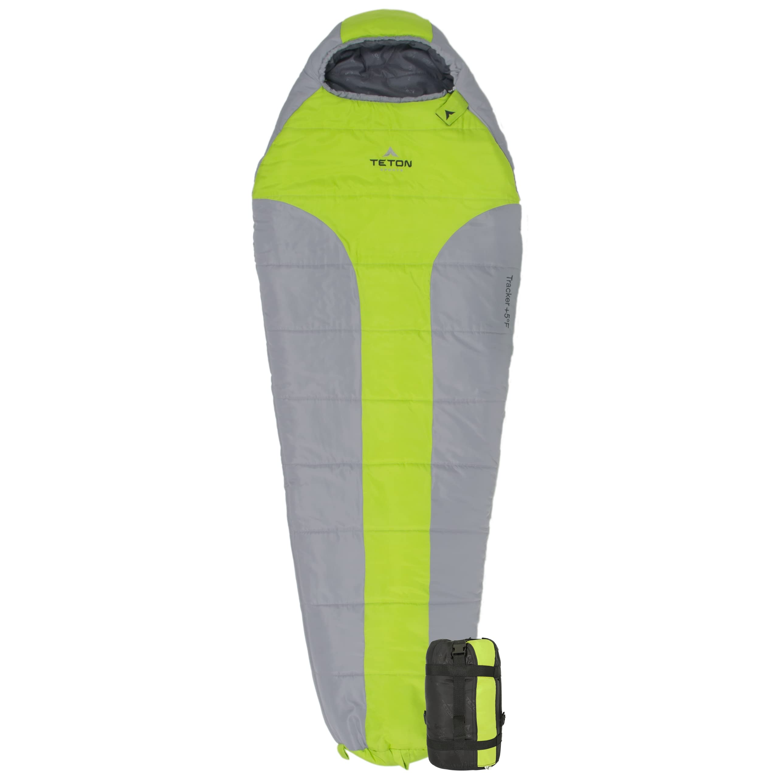 Teton 20F and 5F Degree Sleeping Bag; Lightweight, Warm Weather Mummy Sleeping Bags for Adults and Kids, Camping, Backpacking, Hiking