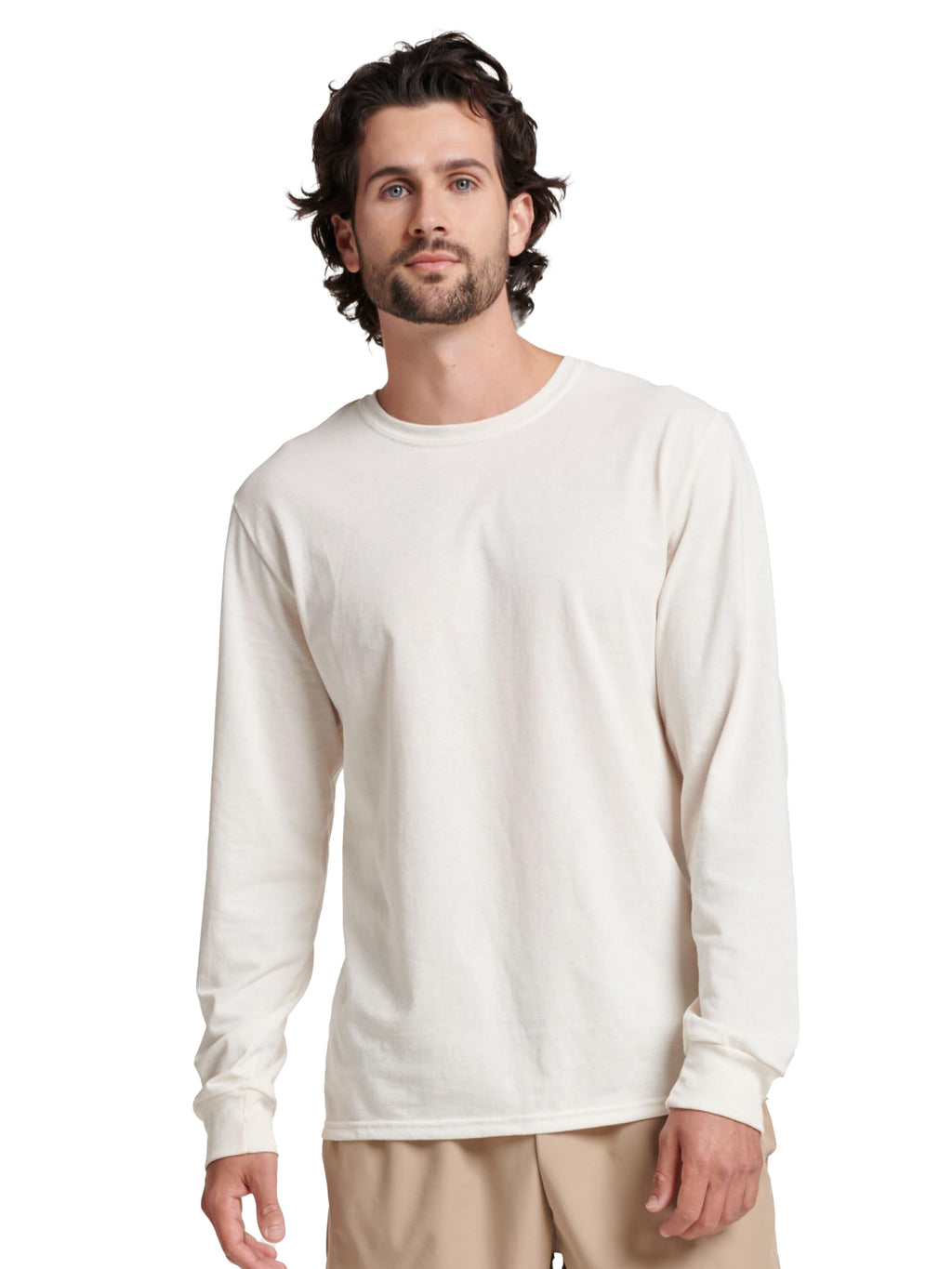 Russell Athletic Men's Dri-Power Long Sleeve Tees, Moisture Wicking, Odor Protection, UPF 30+