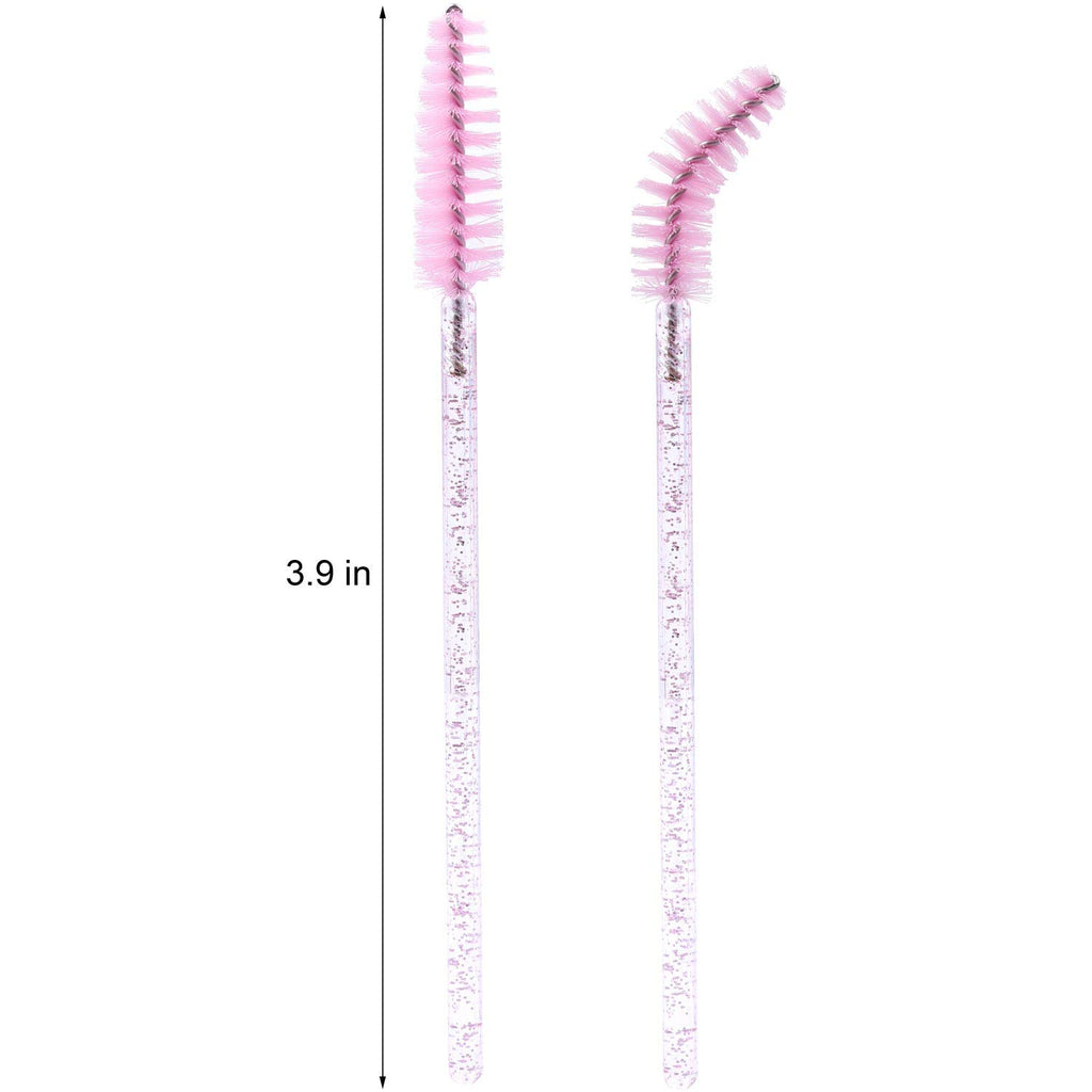 Tbestmax 500 Disposable Mascara Wands Eyelash Brush Spoolies for Eyebrow Eye Lash Extension, Makeup Brushes Applicators Kits - 5 Colors