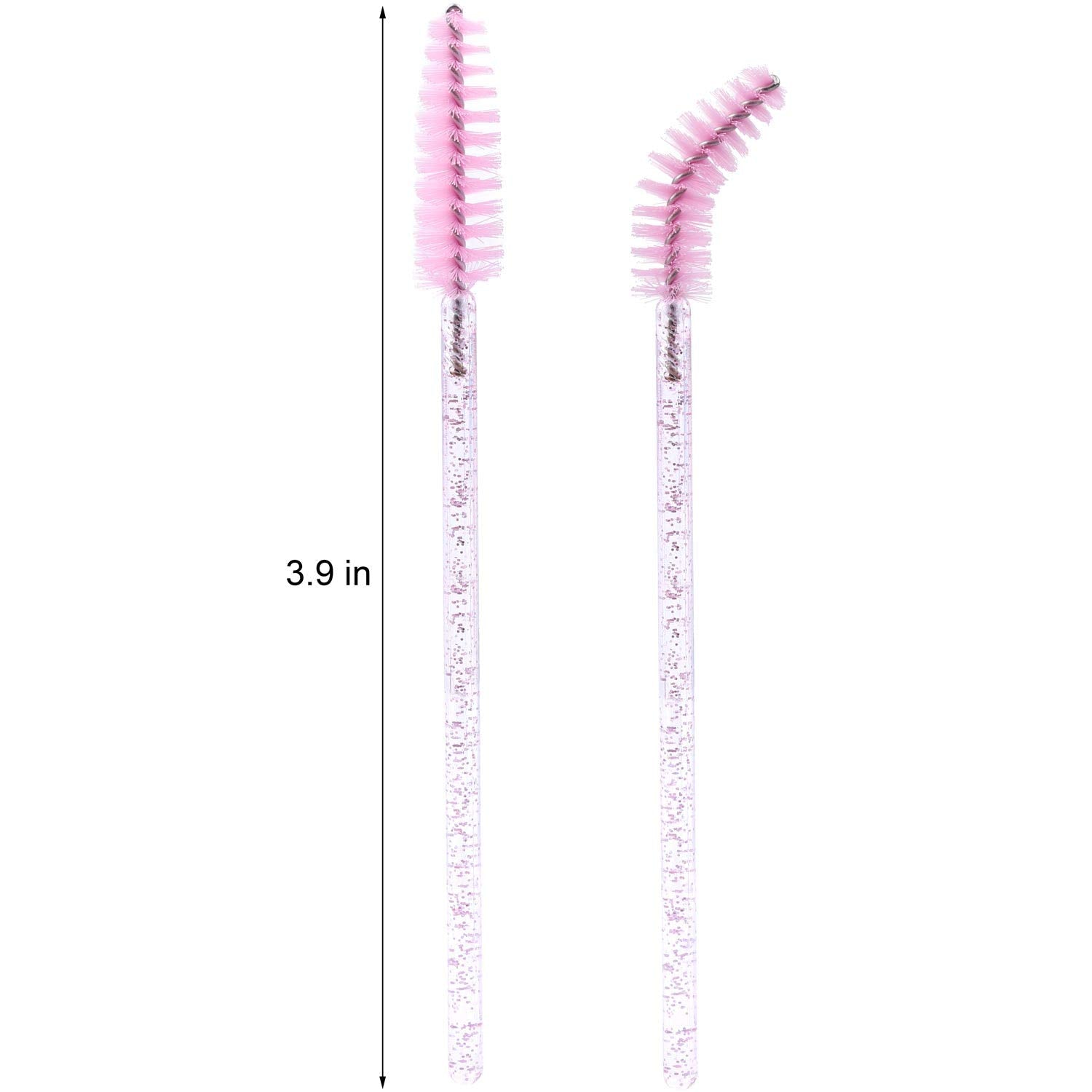 Tbestmax 500 Disposable Mascara Wands Eyelash Brush Spoolies for Eyebrow Eye Lash Extension, Makeup Brushes Applicators Kits - 5 Colors