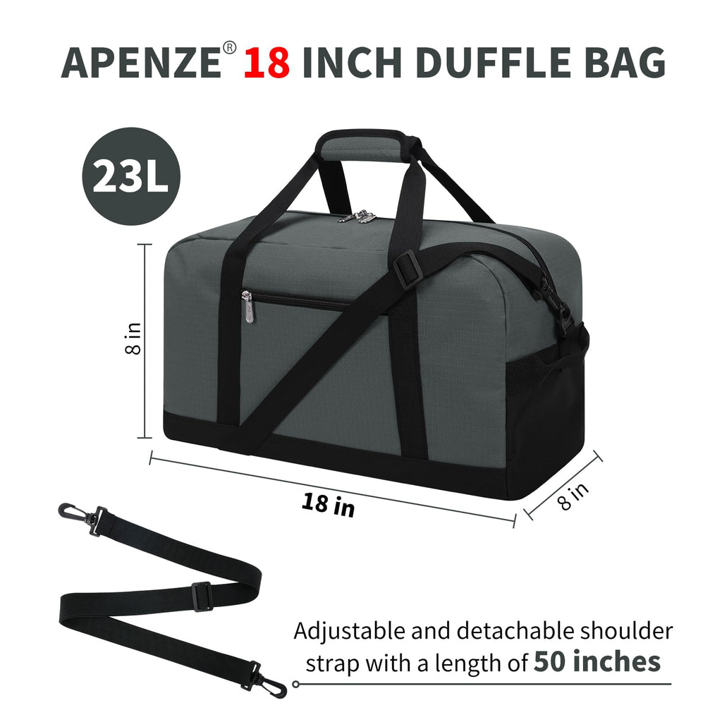 Apenze Small Gym Bag Carry On Bag - 12 in Mini Duffle Bag Lightweight for Overnight Travel(Camouflage)