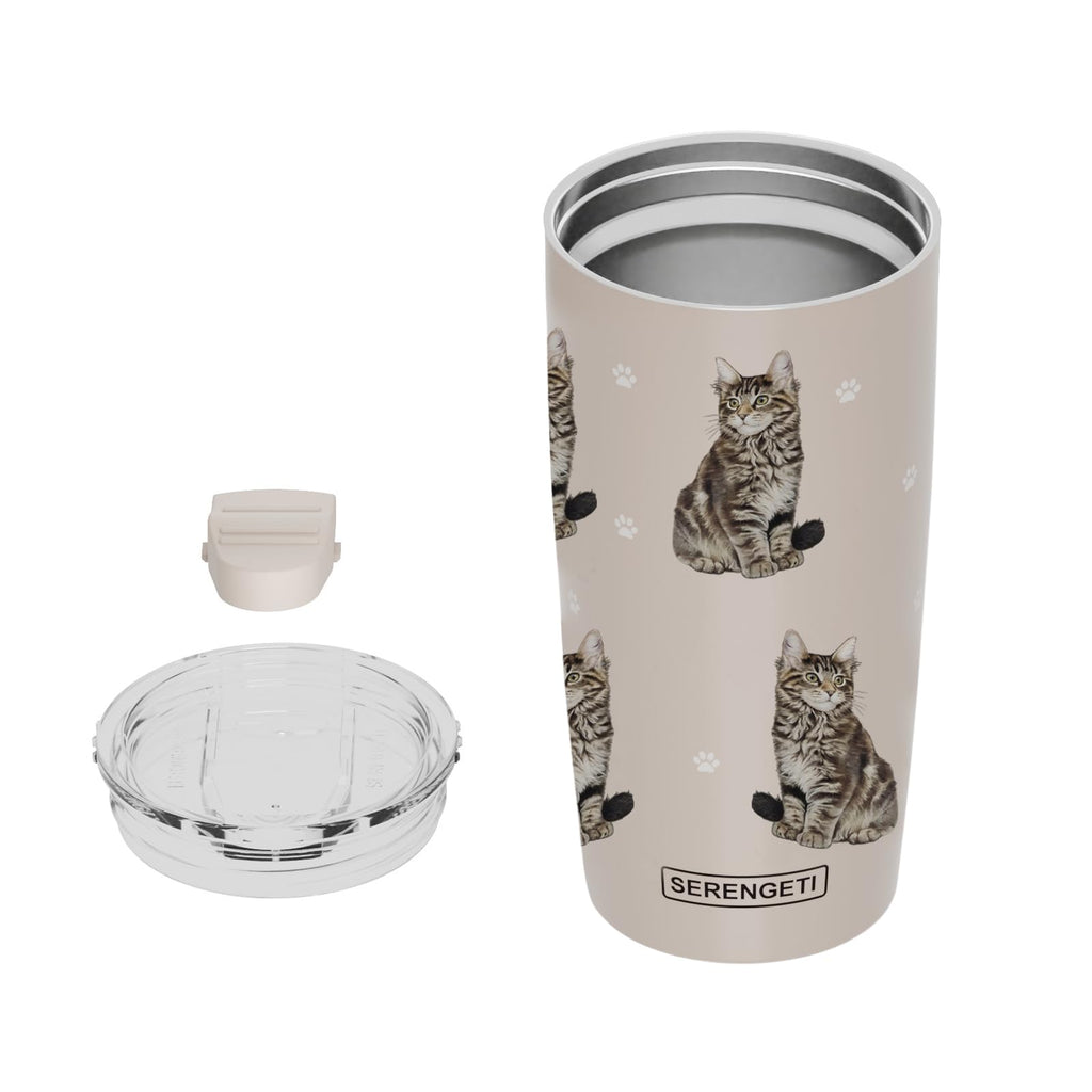 SERENGETI Australian Shepherd 20 Oz. Stainless Steel, Vacuum Insulated Tumbler with Spill Proof Lid - 3D Print - Insulated Travel mug for Hot or Cold Drinks (Australian Shepherd Tumbler)
