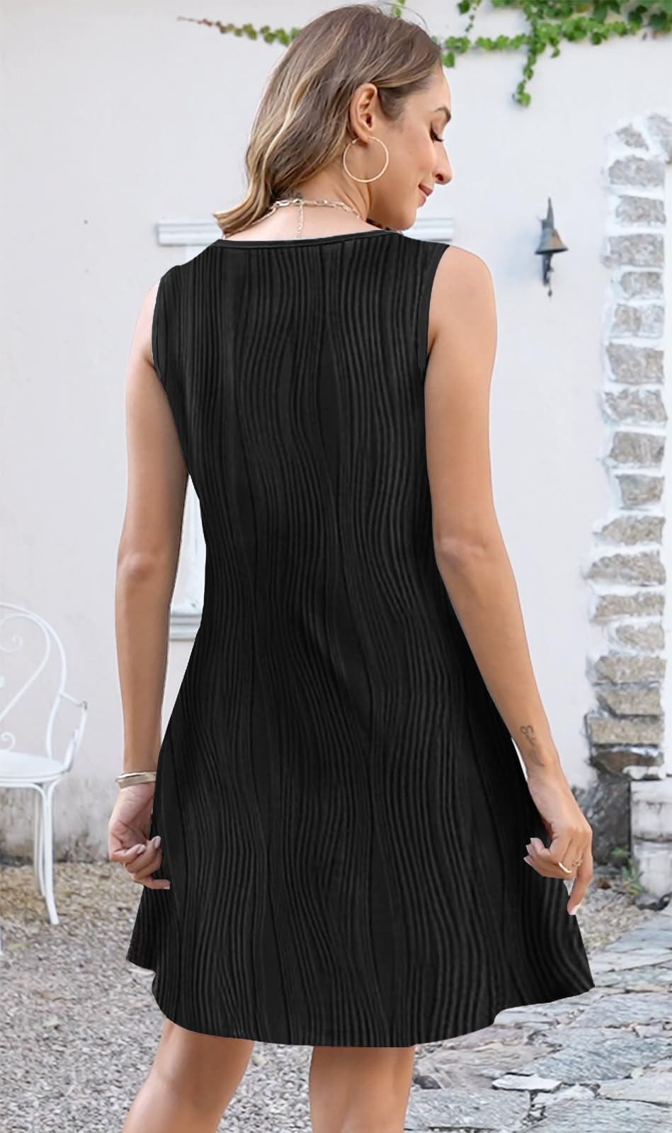 Disamer Summer Dresses for Women 2026 Sundresses Beach Swimsuit Coverups Vacation Sleeveless Button Down Spring Sun Dress