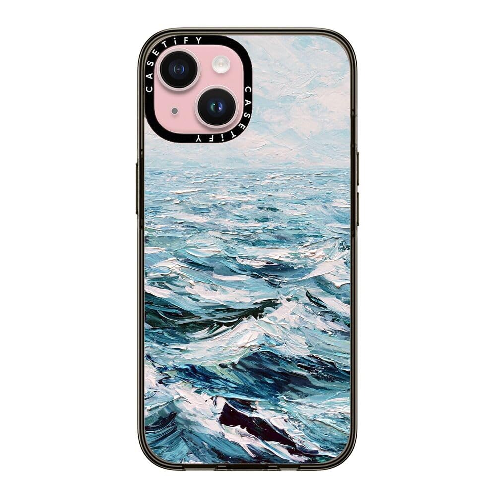 CASETiFY Compact Case for iPhone 13 [Lightweight / 4 ft. 2X Military Grade Drop Protection/Slim] - #1 Mom - Clear Black