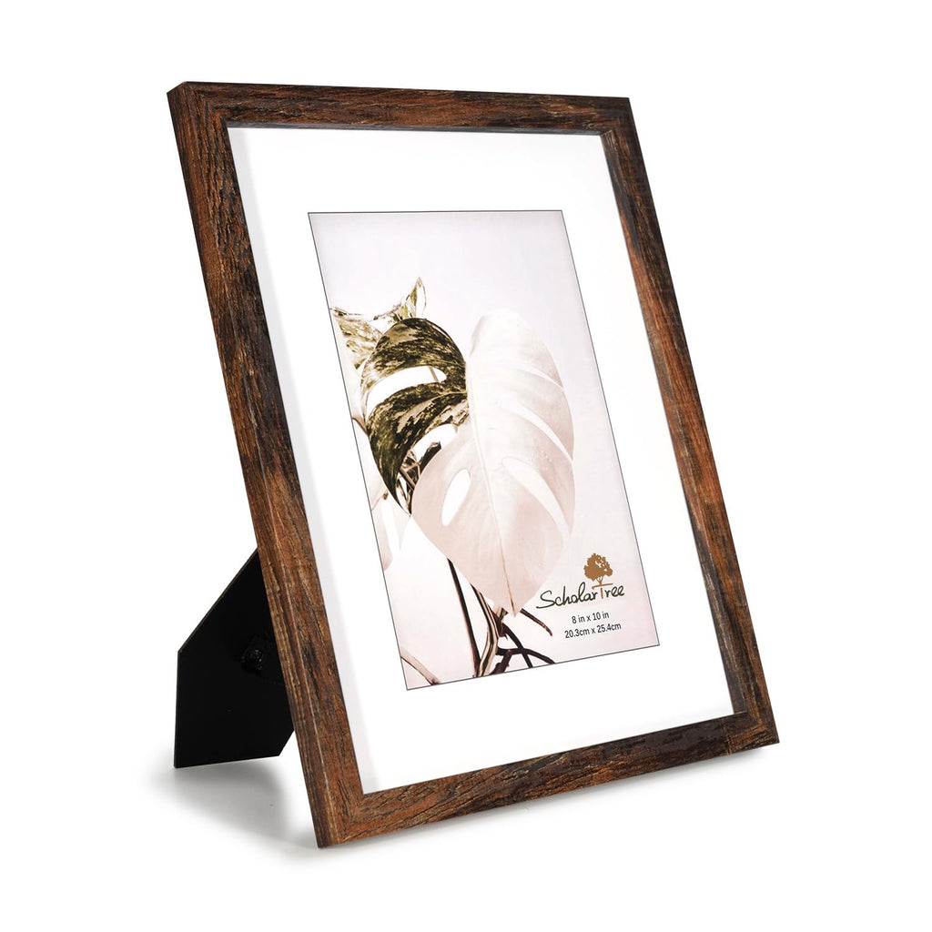 5x7 Picture Frame Gold, Display 5x7 without Mat or 4x6 with Mat, Wall Gallery Photo Frames