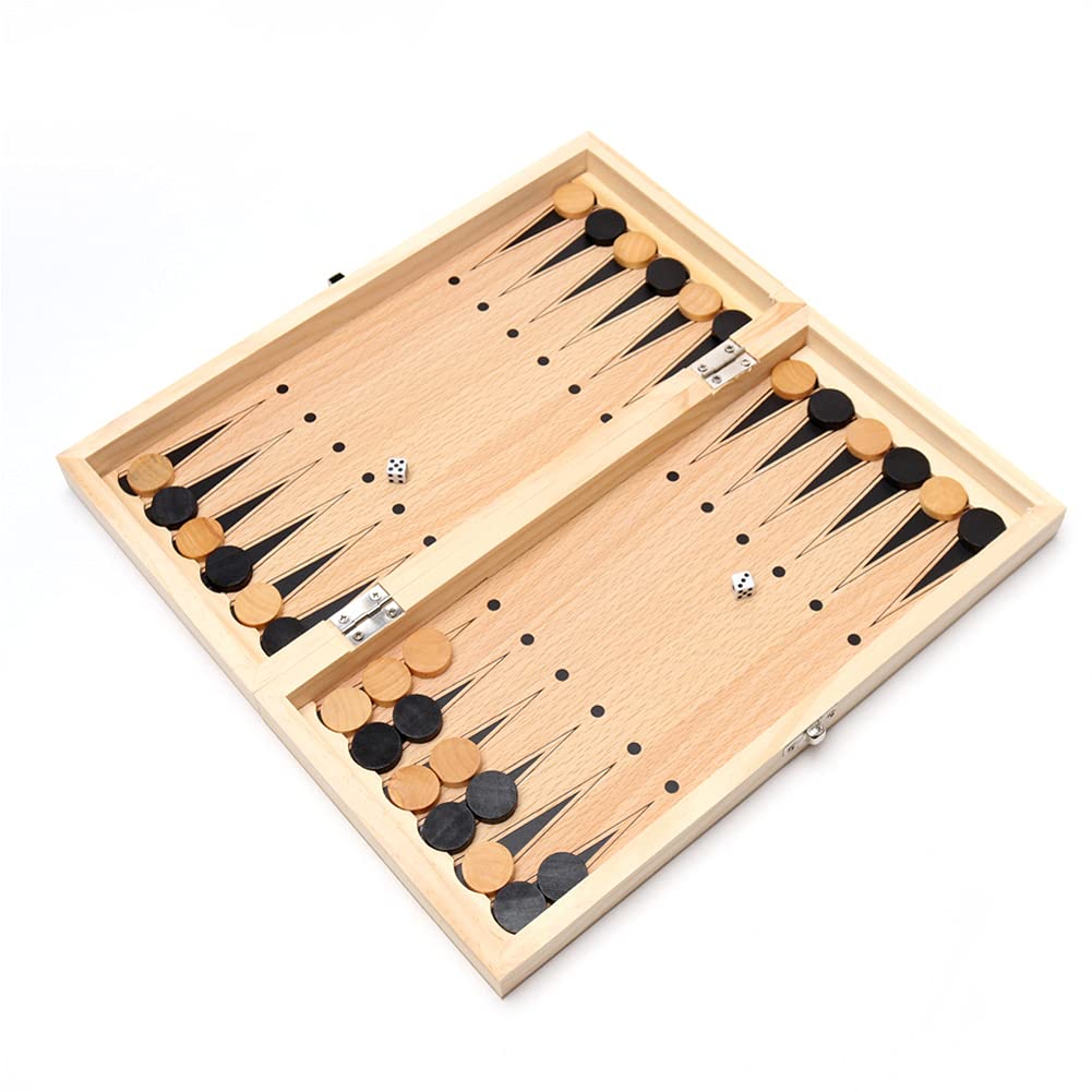 Chess Sets Magnetic Board Games - 11.8 Inches Travel Chess Set for Teenager & Adults, Wooden-Style Folding Portable Chess Gifts Classic 2-Player Strategy Family Game for Beginner and Professional