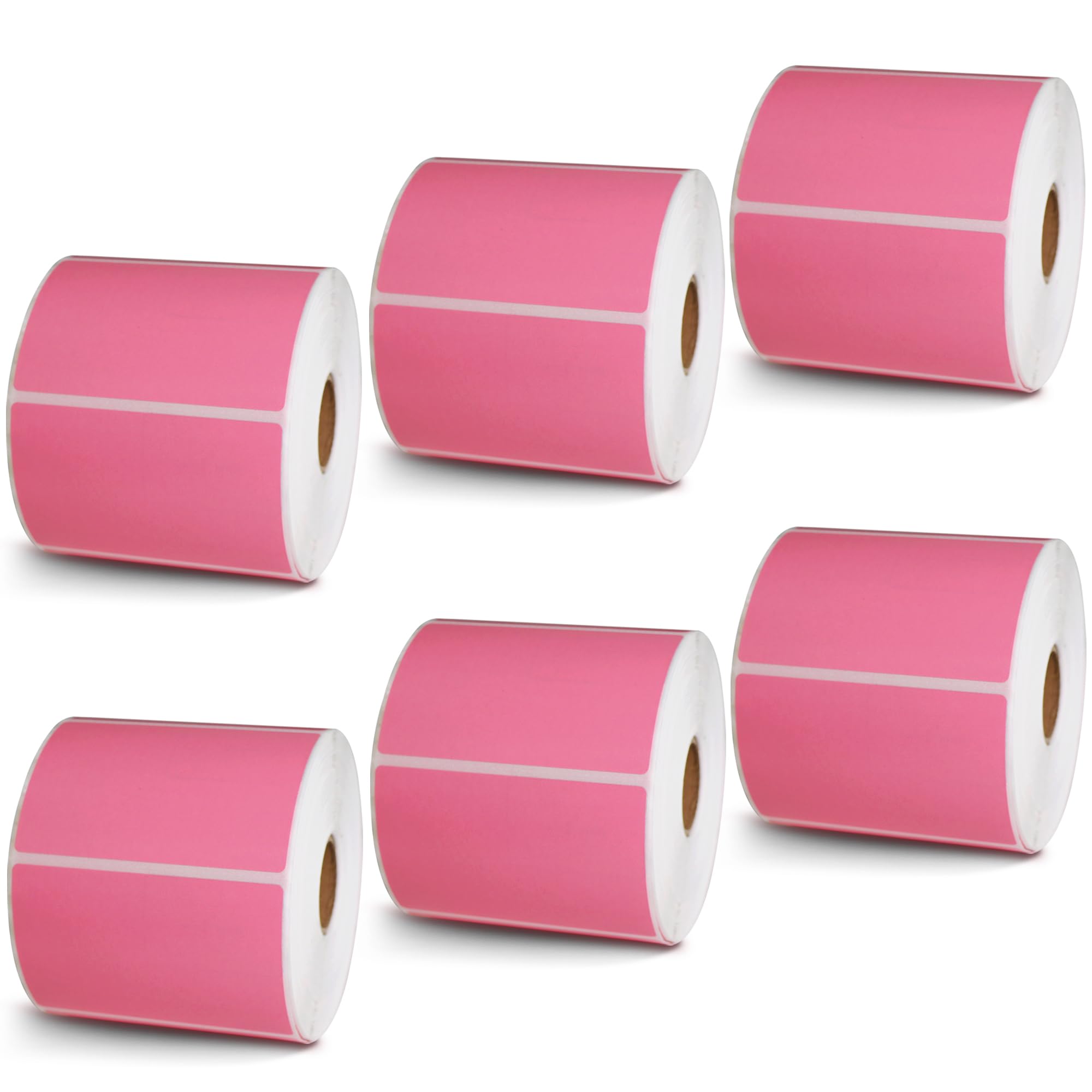 BETCKEY - 1" x 0.5" Small Labels Compatible with Zebra & Rollo Label Printer, Premium Adhesive & Perforated[Light Blue, 6 Rolls, 14580 Labels]