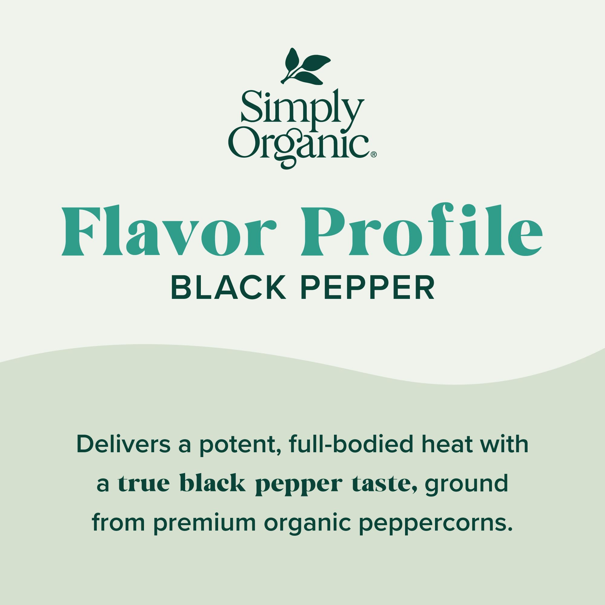 Simply Organic, Pepper Black Organic, 2.31 Ounce