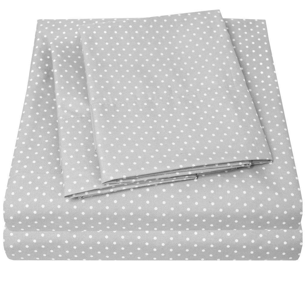 1500 Supreme Collection Extra Deep Pocket Sheets Set - Luxury Soft Bed Sheets, Wrinkle Free, Bedding, Over 40 Colors, 21 inch Extra Deep Pocket, Twin, Silver