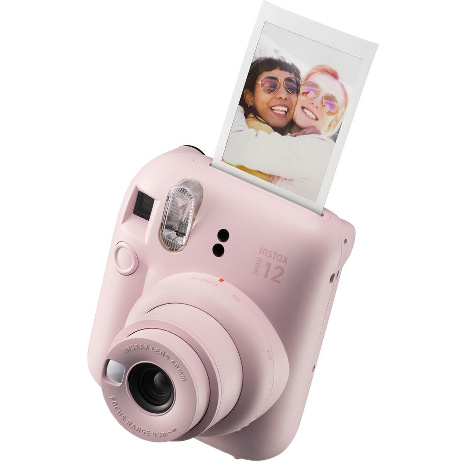 Fujifilm Instax Mini 12 Instant Camera + MiniMate Accessory Bundle & Compatible Custom Case + Fuji Instax Film Value Pack (50 Sheets) Flamingo Designer Photo Album (Mint Green)