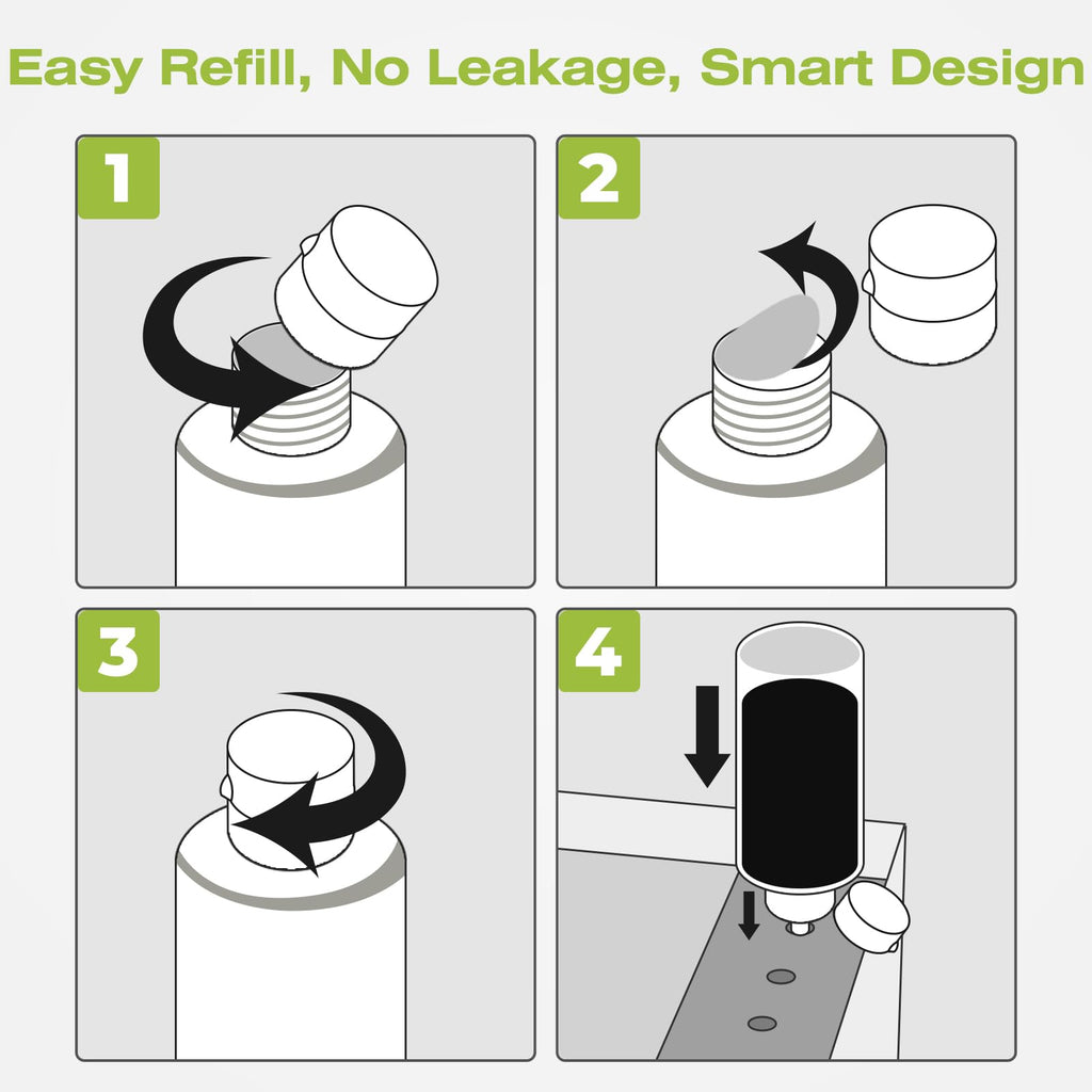 31 Ink 32XL Black Ink Bottle Set, Smart Tank 5101 7602 6001 5000 Refill Compatible with HP 31 32XL Ink Bottles Set for Smart Tank 651 5101 5000 7602 5103 6001 7301 7001 7302 5102 7002 7006 Printers