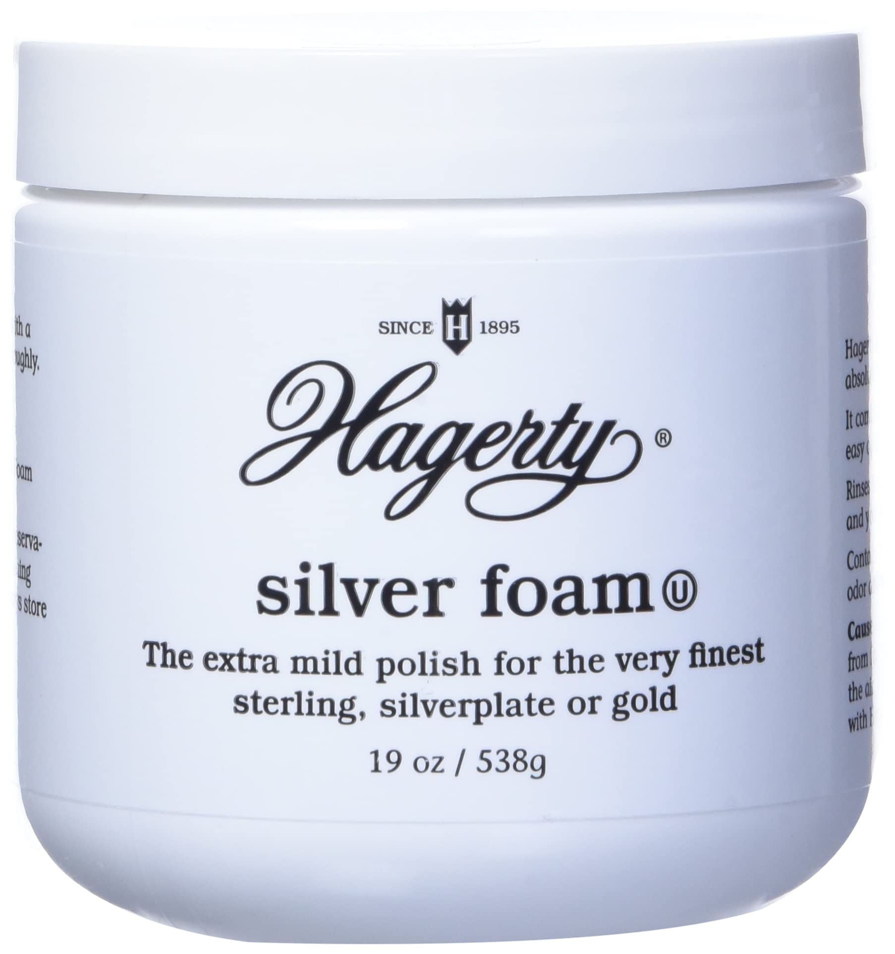 Hagerty 11070 8-Ounce Mild Silver Polish, White