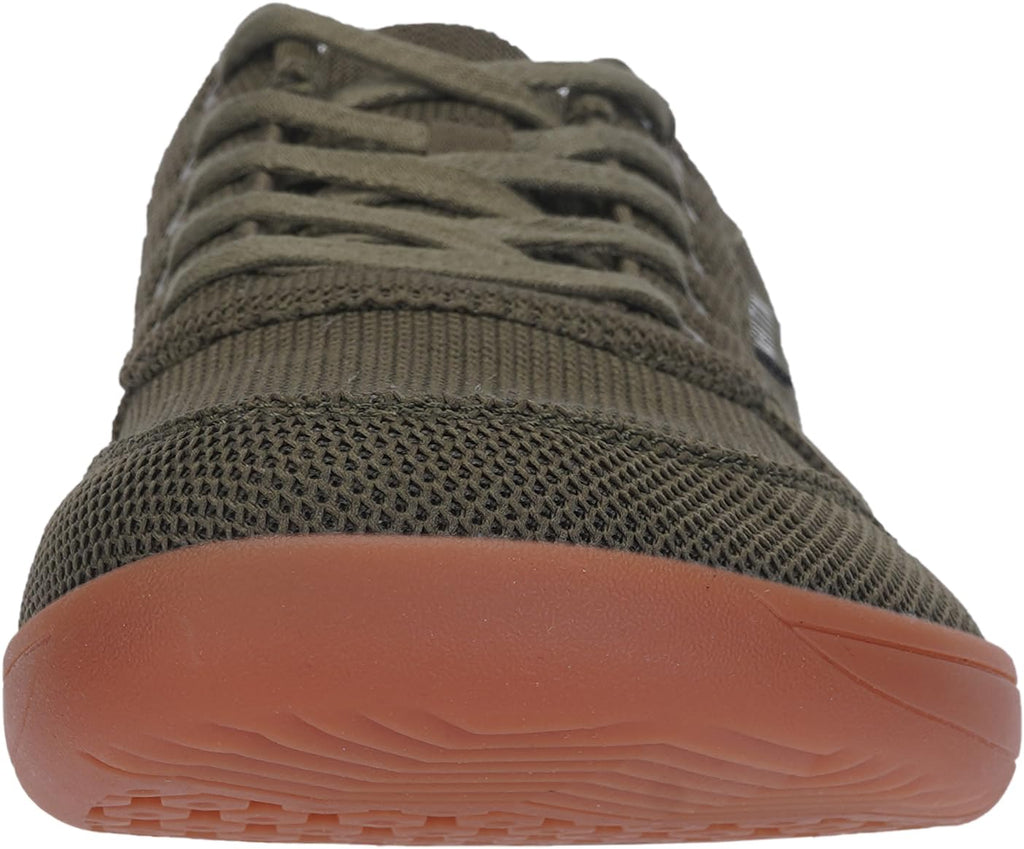 WHITIN Men's Wide Toe Box Barefoot Sneakers + Breathable Knit Walking Shoes