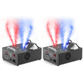 2000W Professional Fog Machine Dual Nozzle with 16 RGB LED, DMX Control Adjustable Smoke Direction, 2.5L Tank LCD Display 30000CFM for Halloween Christmas Stage DJ Party Club Events